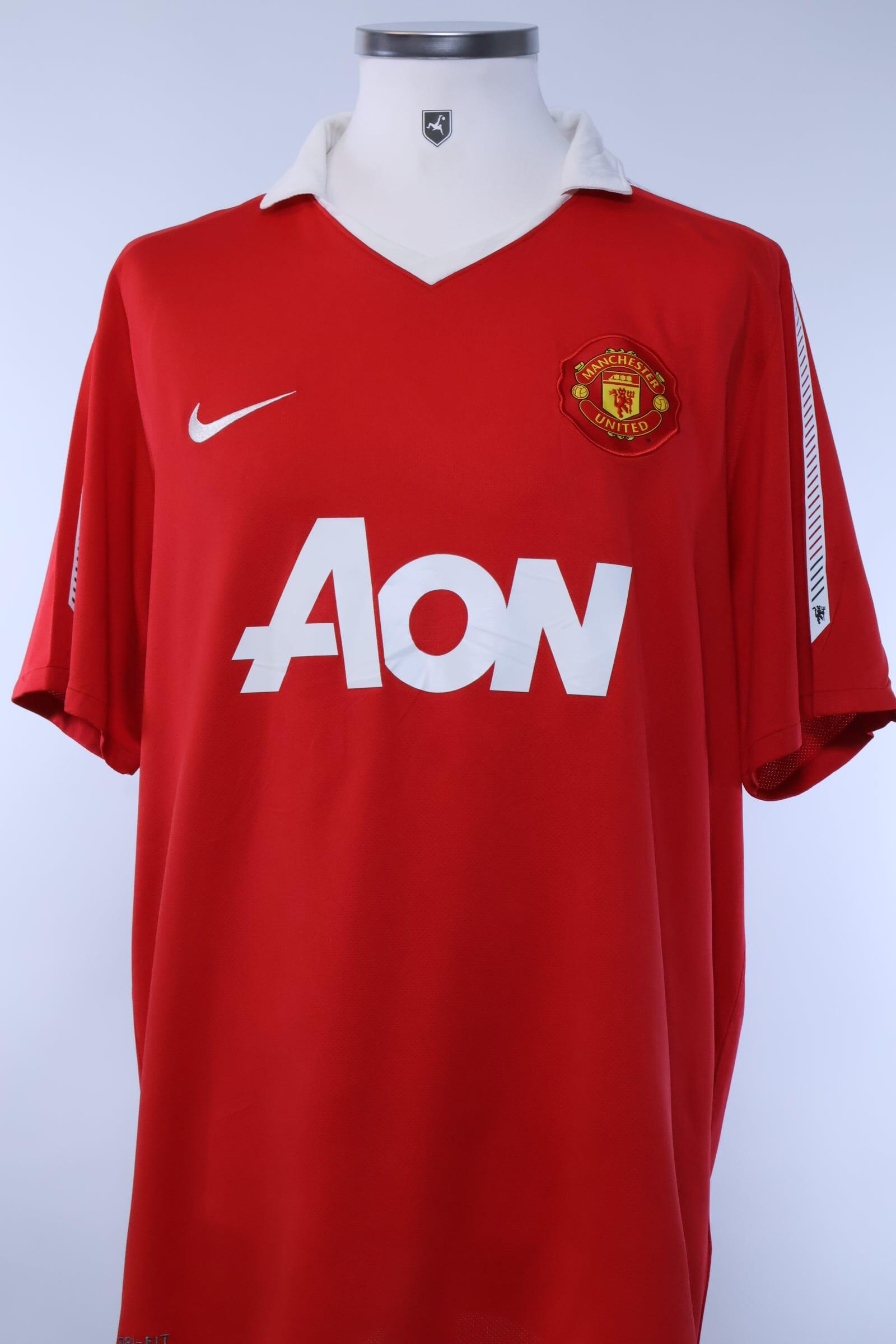 Manchester United 2010/11 Berbatov #9 Home Shirt - XL Authenic Original Football Shirt