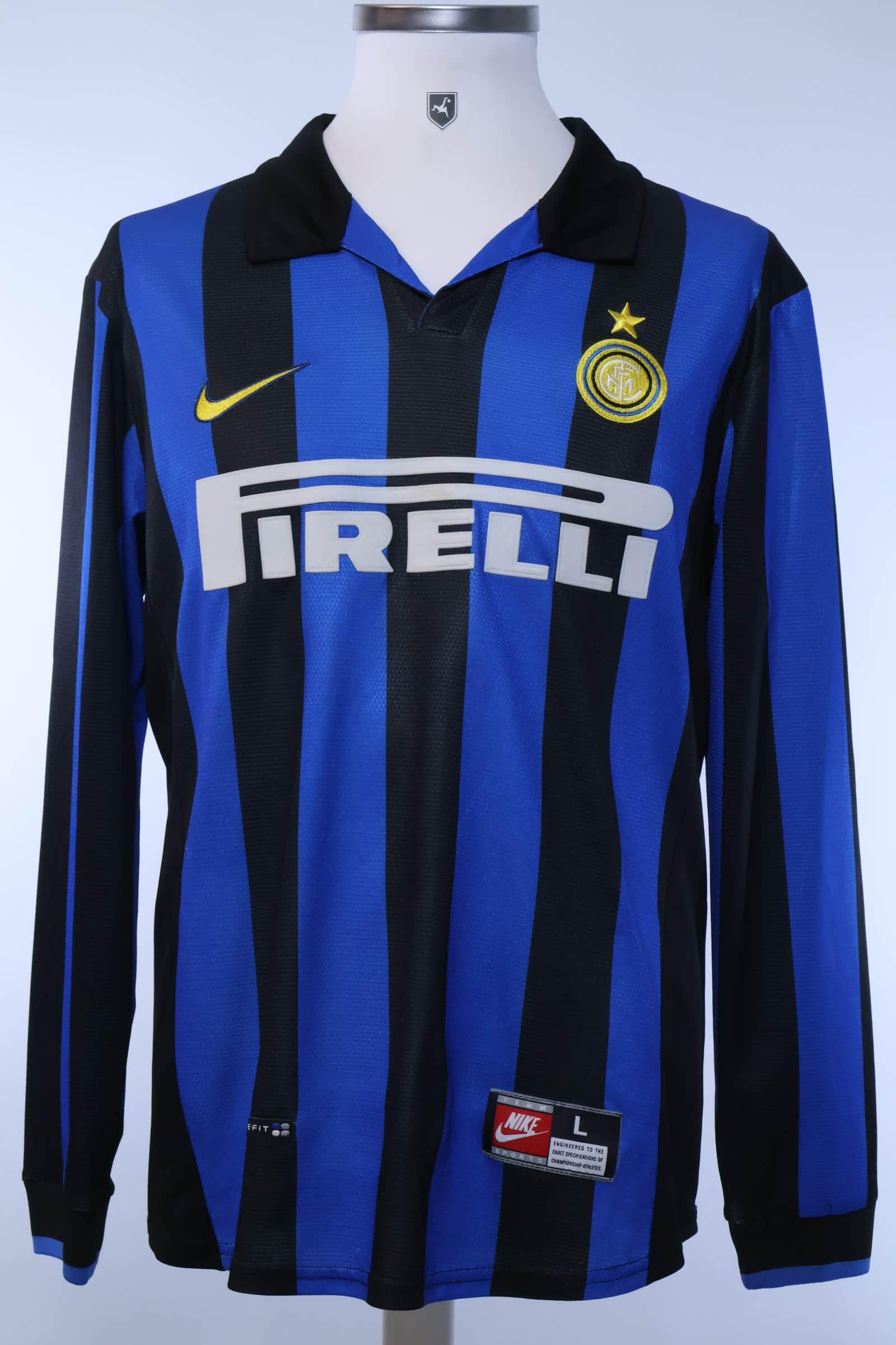 Inter Milan 1998/99 Ronaldo #9 Home Shirt - L Authenic Original Football Shirt