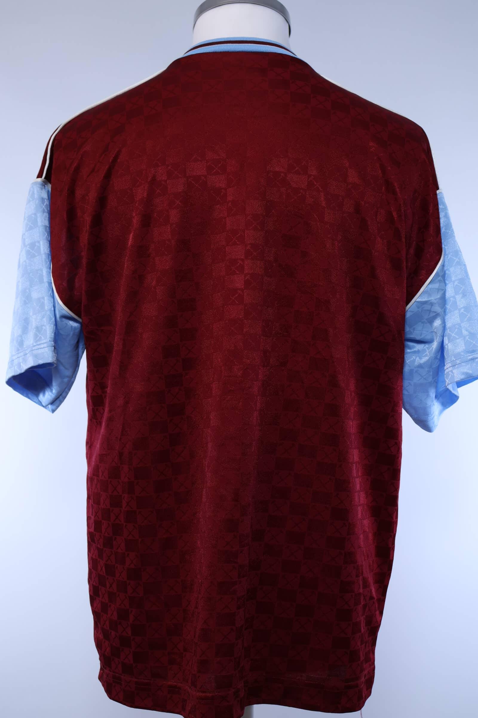 West Ham United 1989/90 Home Shirt - M Authenic Original Football Shirt