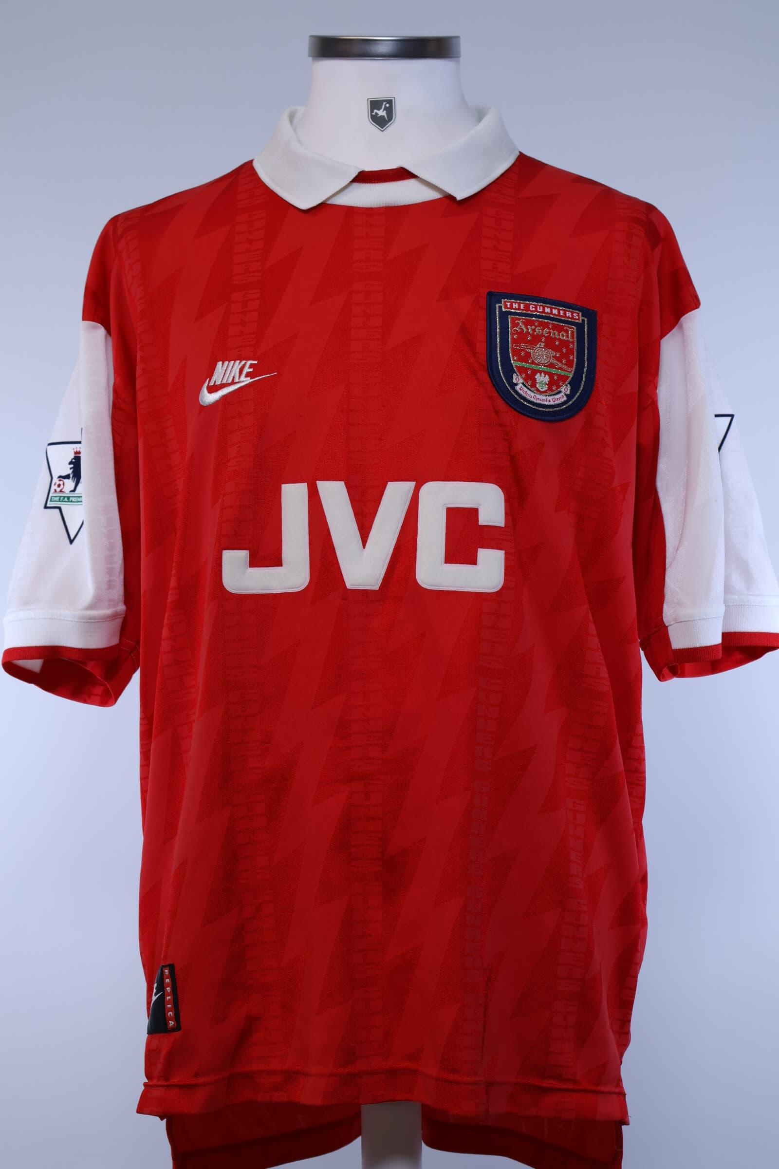 Arsenal 1994/96 Bergkamp #10 Home Shirt - XL Authenic Original Football Shirt