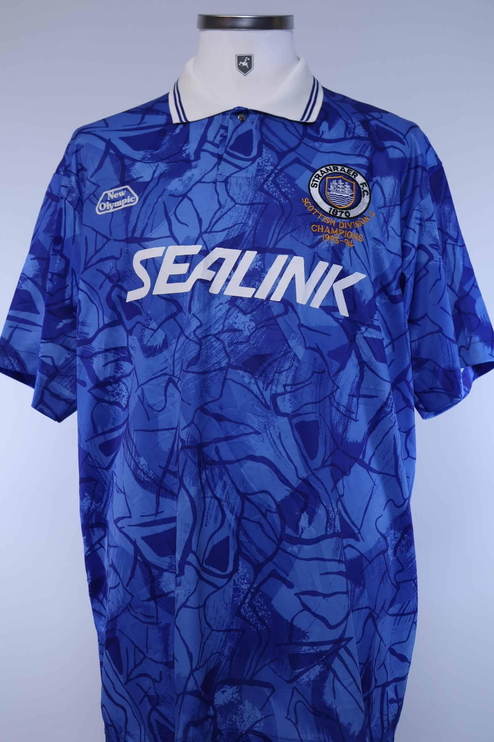 Stranraer F.C 1993/94 Home Shirt - XLAuthentic Original Football Shirt