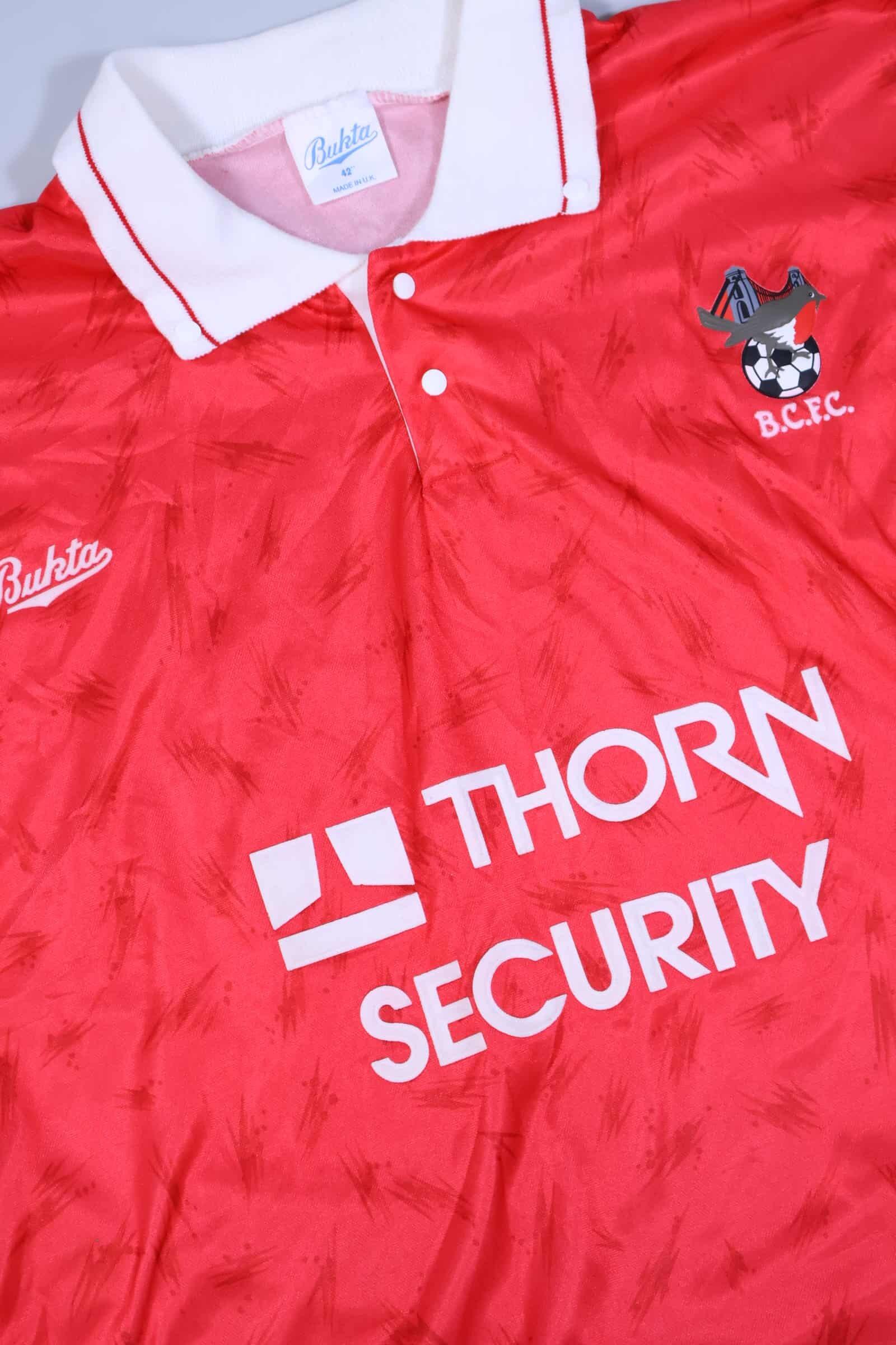 Bristol City F.C 1990/92 Home Shirt - L Authenic Original Football Shirt