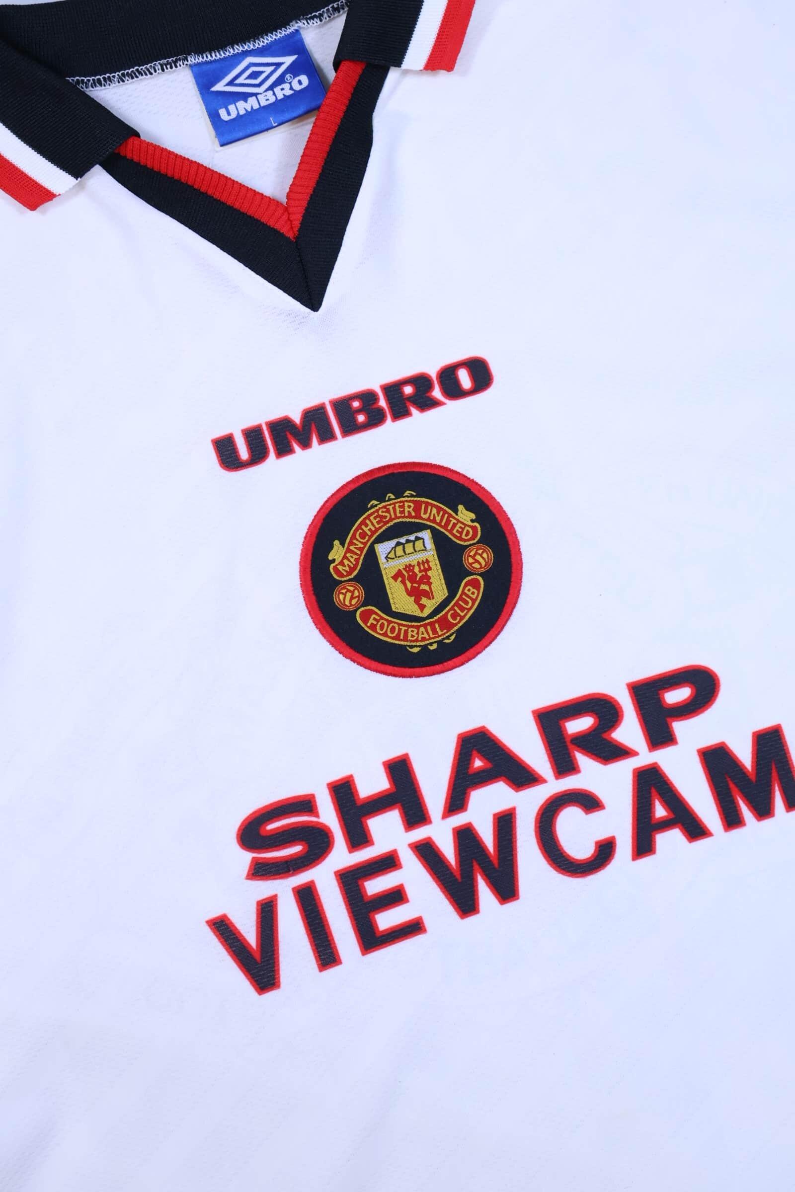 Manchester United 1996/97 Cantona #7 Away Shirt - L Authenic Original Football Shirt
