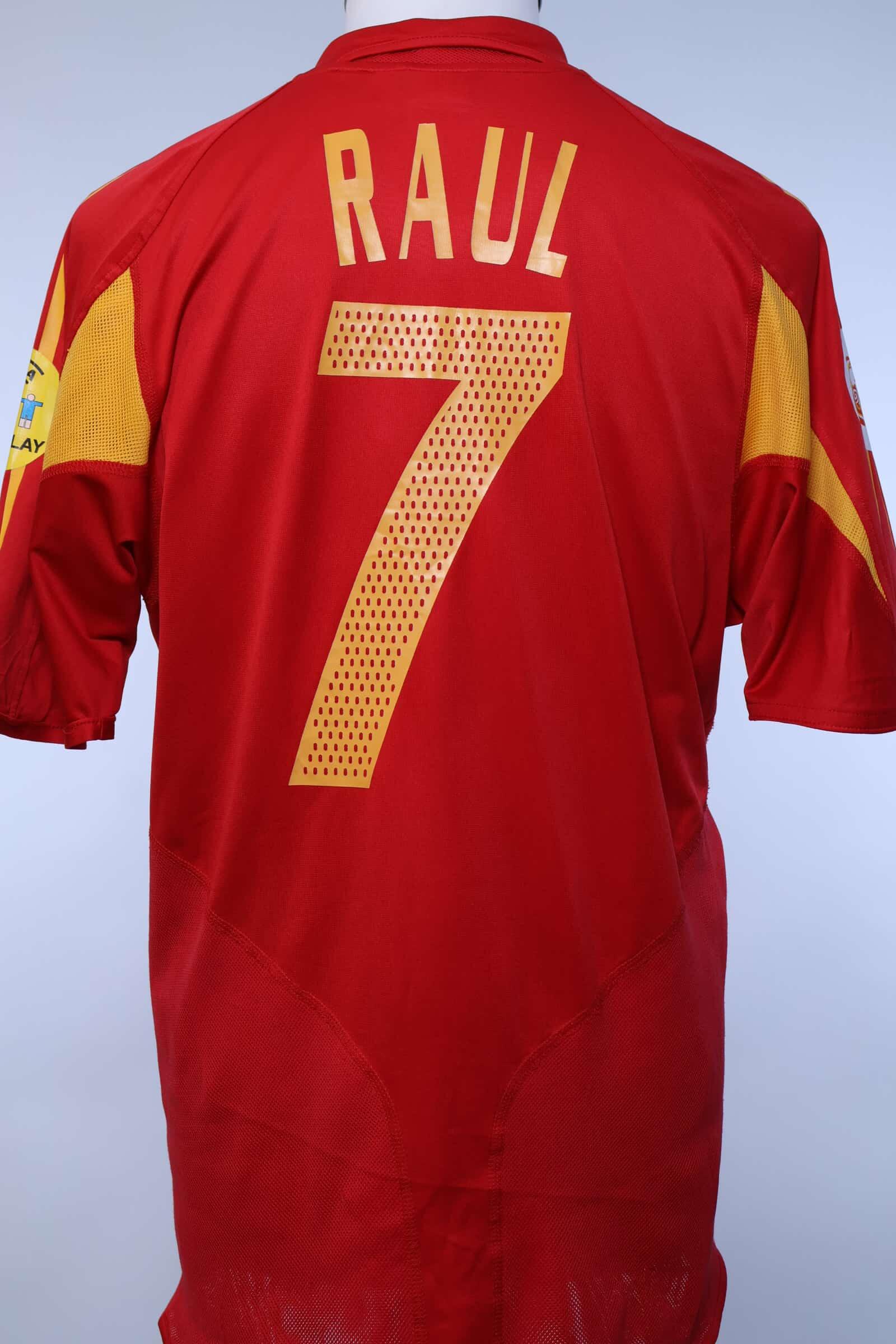 Spain 2003/05 Raul #7 Home Shirt - M Authenic Original Football Shirt