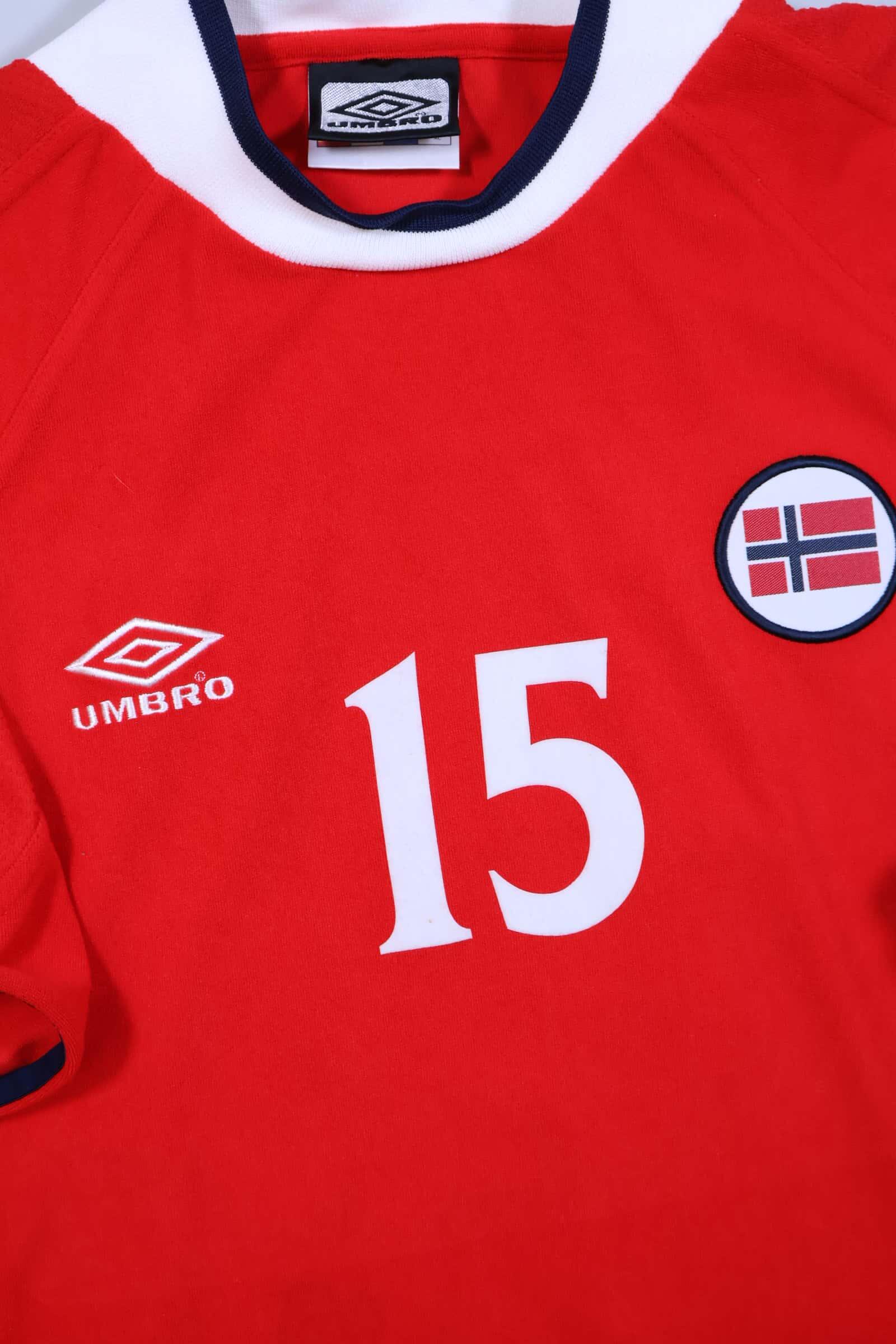 Norway 2000/02 Andersen #15 Home Shirt - XL Authenic Original Football Shirt