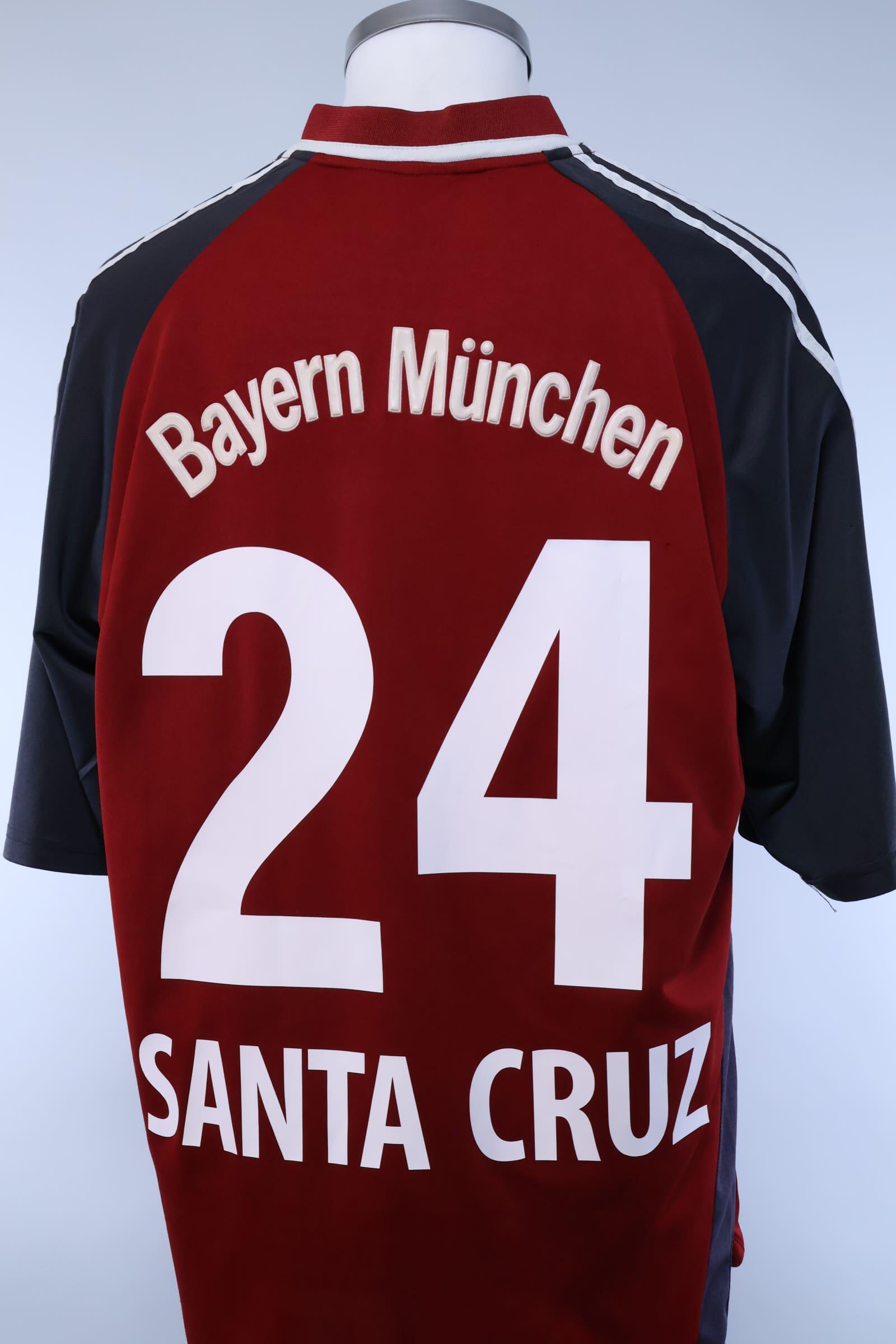 Bayern Munich 2001/02 Santa Cruz #24 Home Shirt - XLAuthentic Original Football Shirt