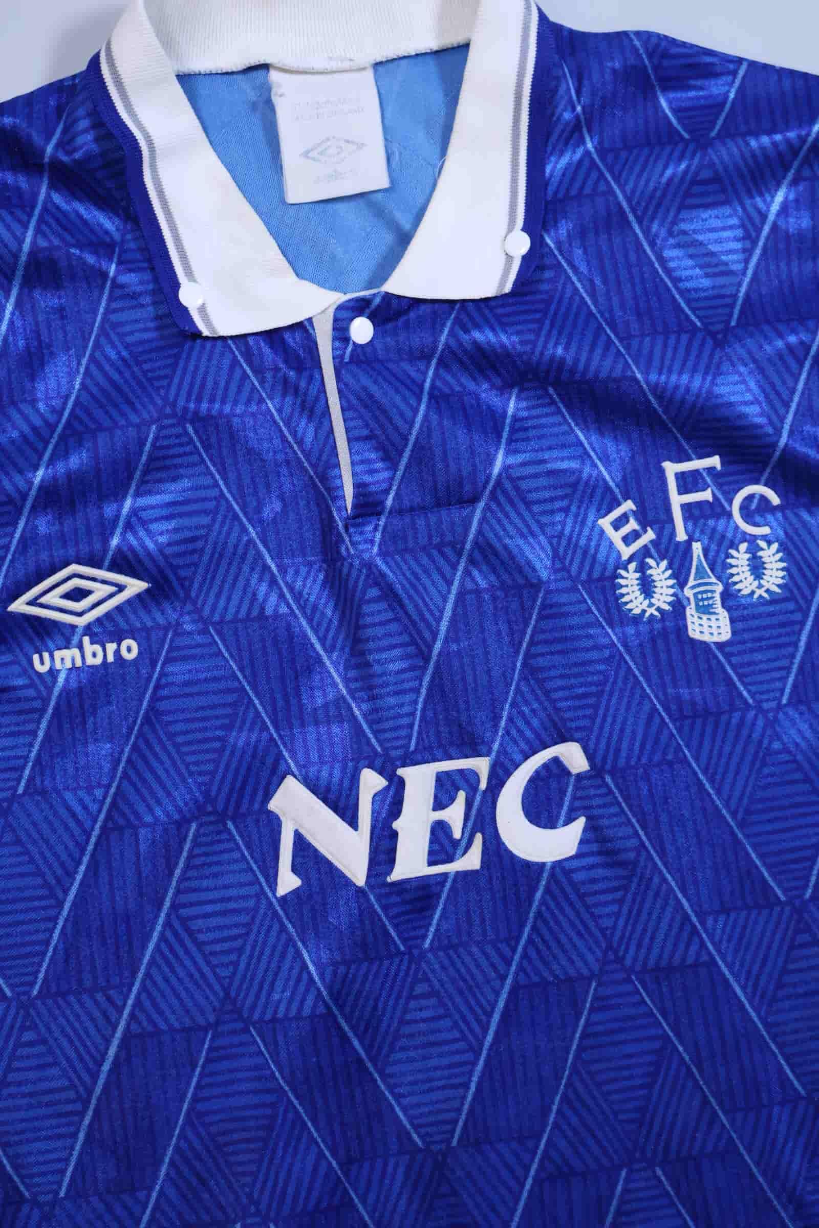 Everton 1989/91 Home Shirt - M Authenic Original Football Shirt