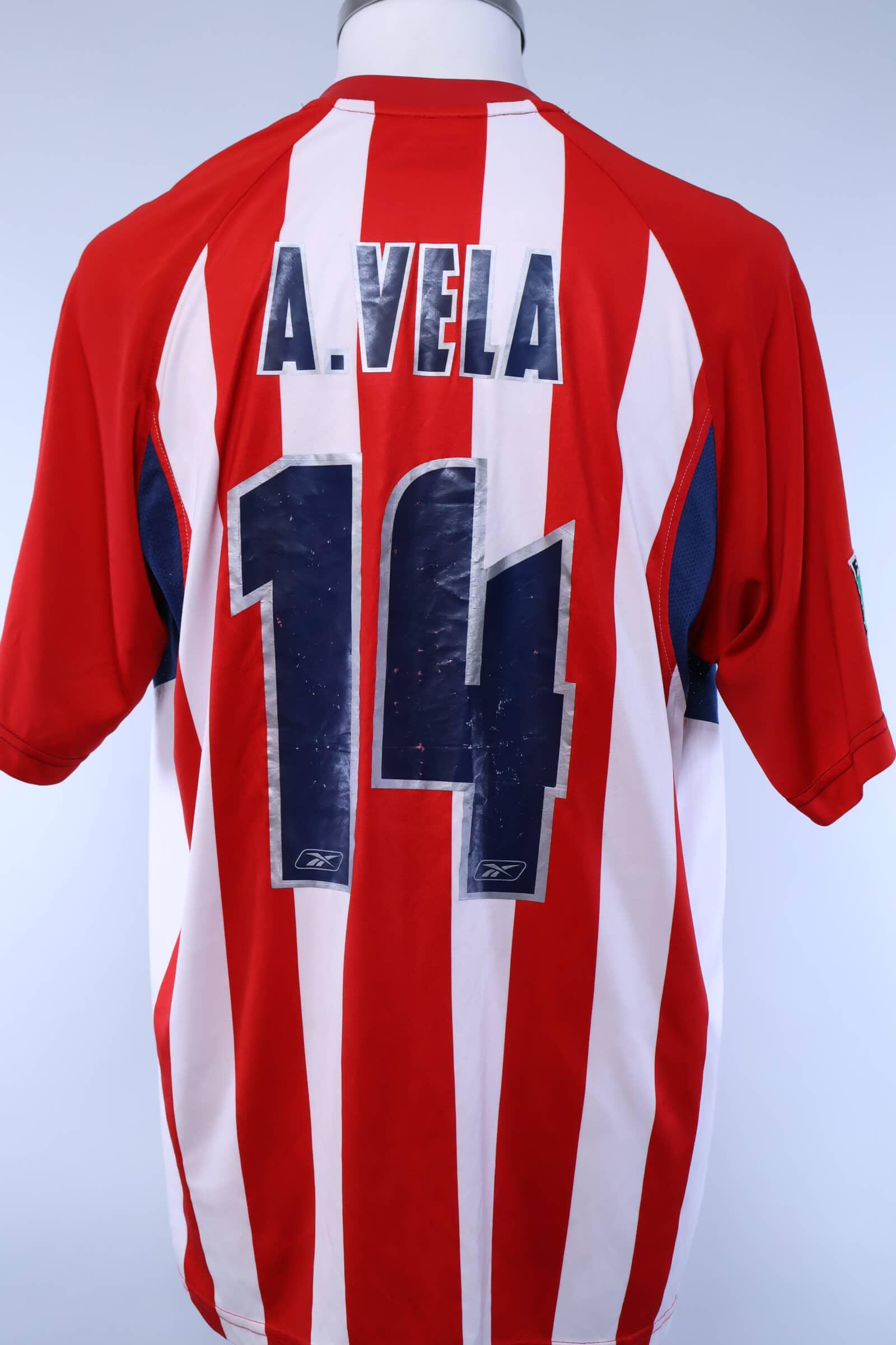 Chivas De Guadalajara 2005/06 A.Vela #14 Home Shirt - LAuthentic Original Football Shirt