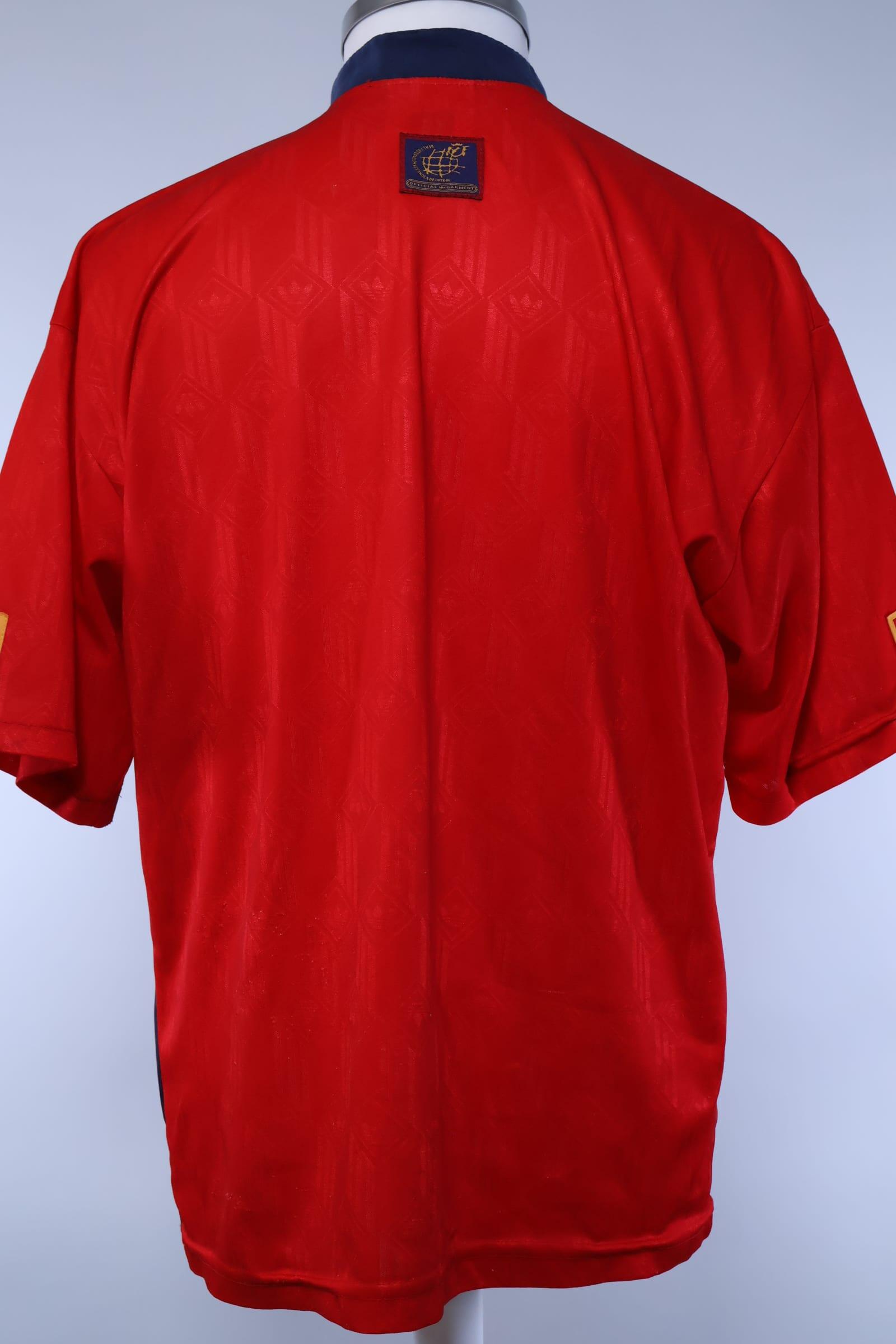 Spain 1996/98 Home Shirt - L Authenic Original Football Shirt