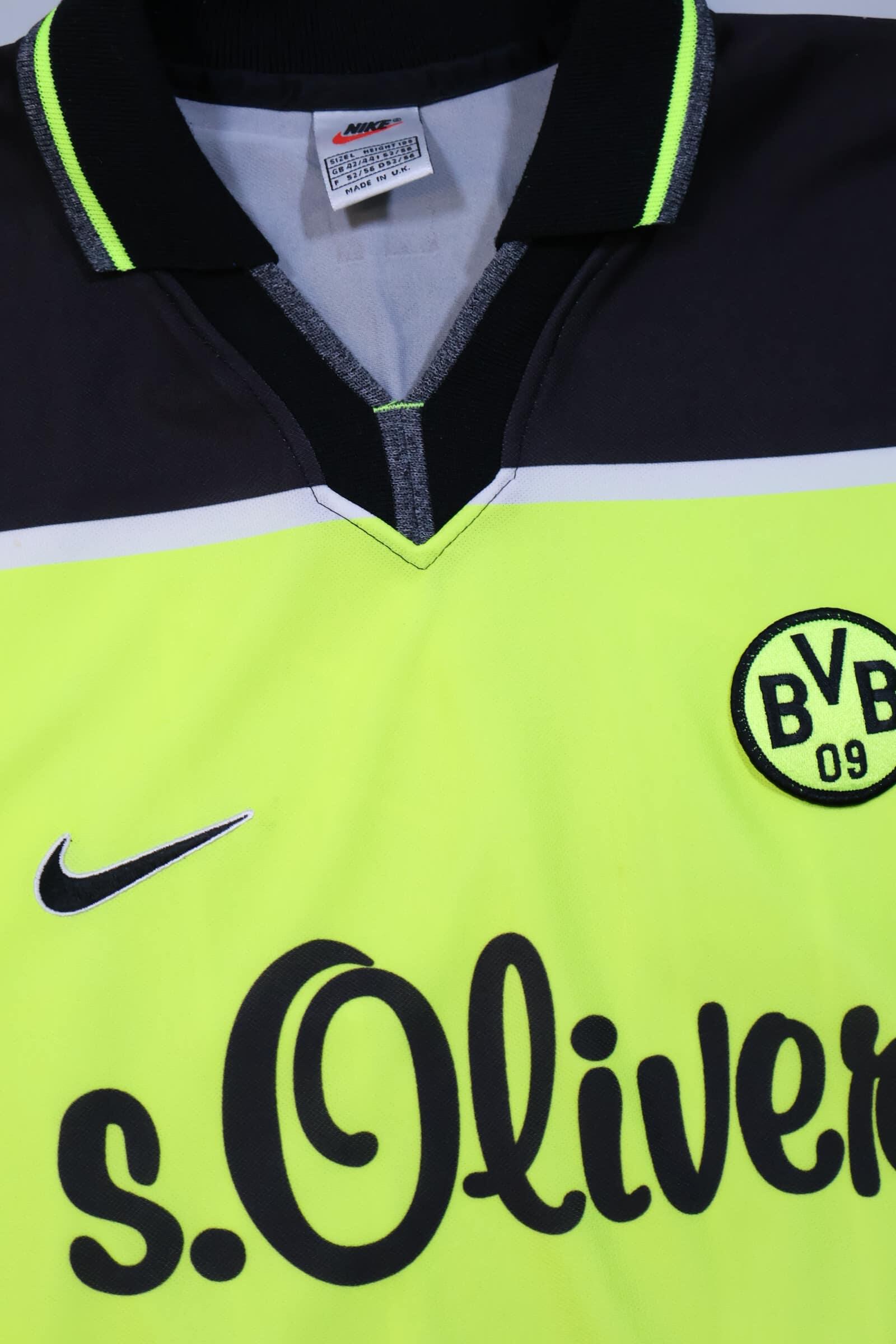 Borussia Dortmund 1997/98 Herrlich #11 Home Shirt - L Authenic Original Football Shirt