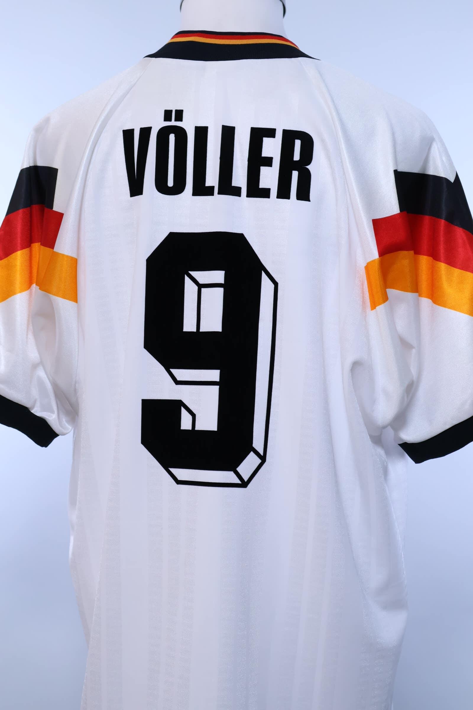 Germany 1992/94 Voller #9 Home Shirt - XL Authenic Original Football Shirt