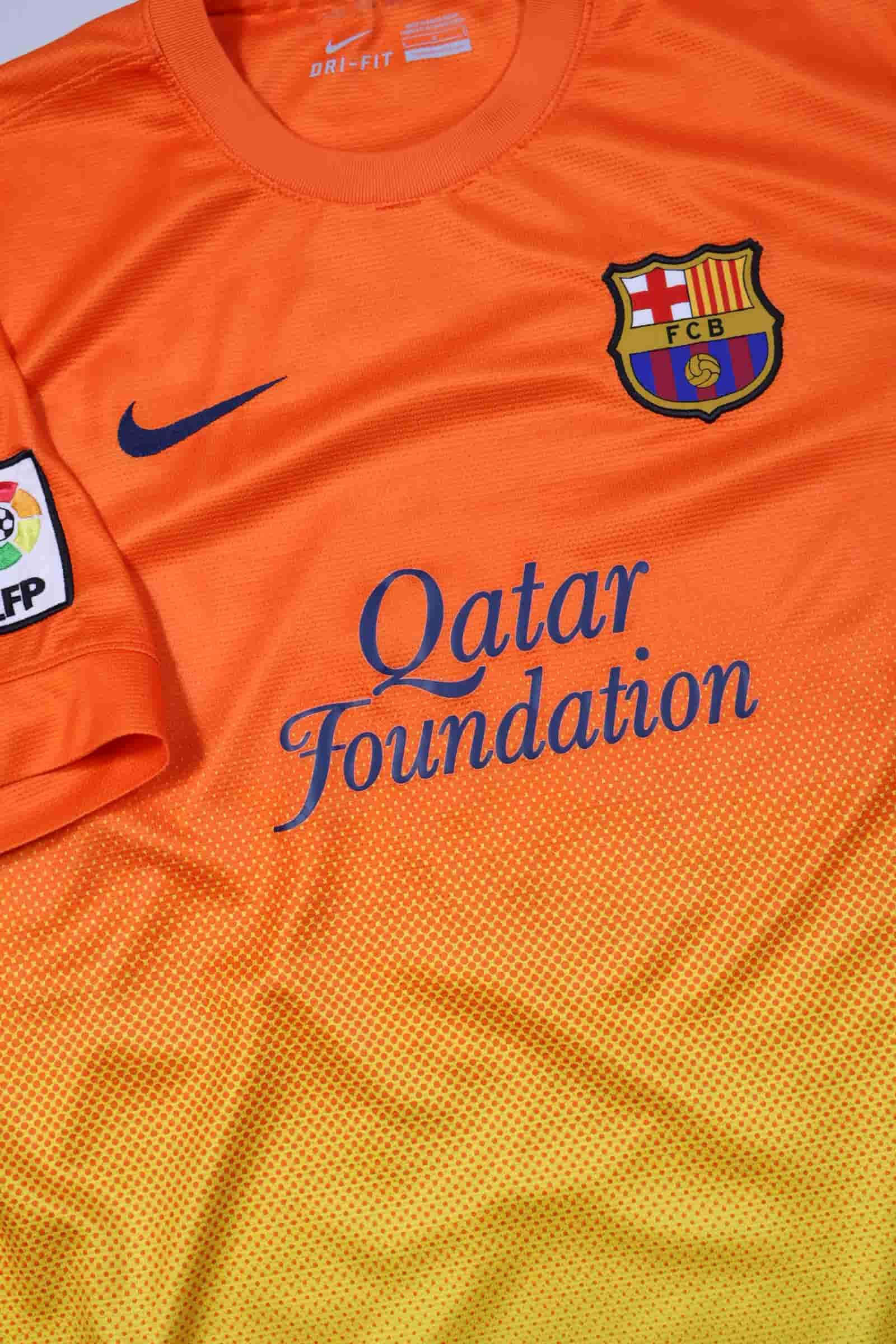 Barcelona 2012/13 Pique #3 Away Shirt - L Authenic Original Football Shirt