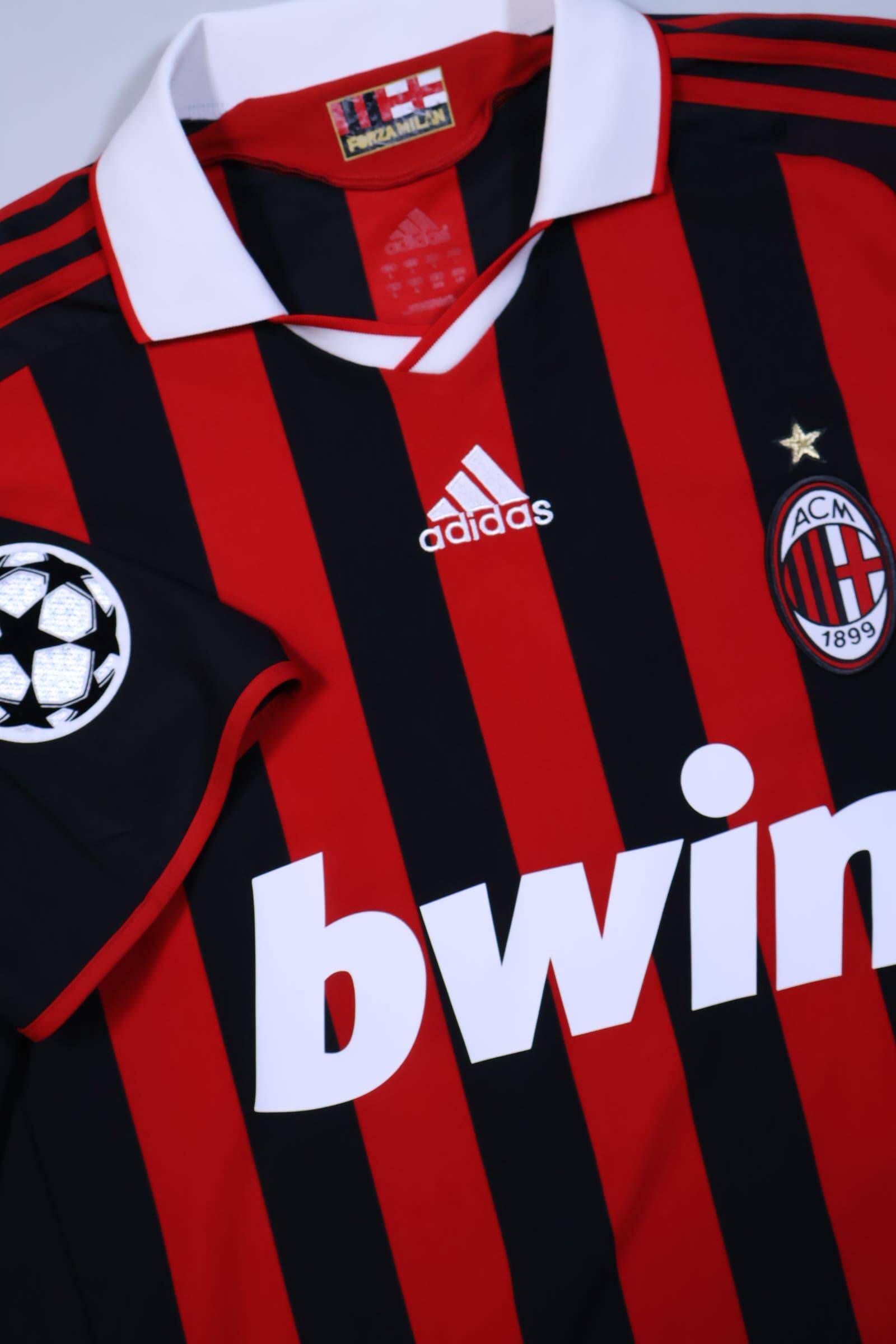 Ac Milan 2007/08 Beckham #32 Home Shirt - L Authenic Original Football Shirt