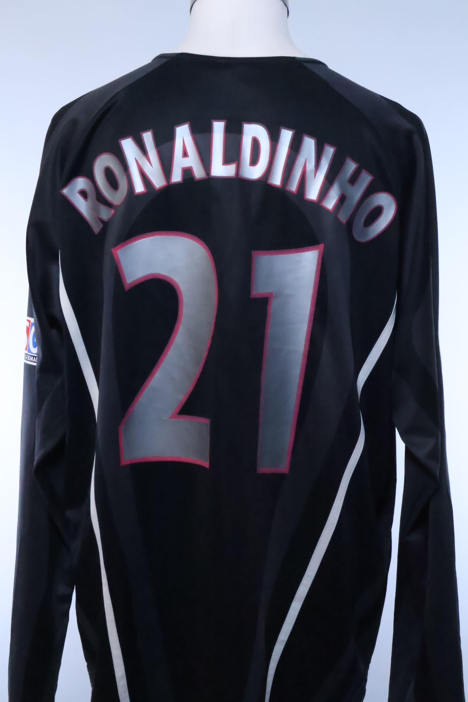Paris Saint-Germain F.C 2001/02 Ronaldinho #21 Third Shirt - XLAuthentic Original Football Shirt
