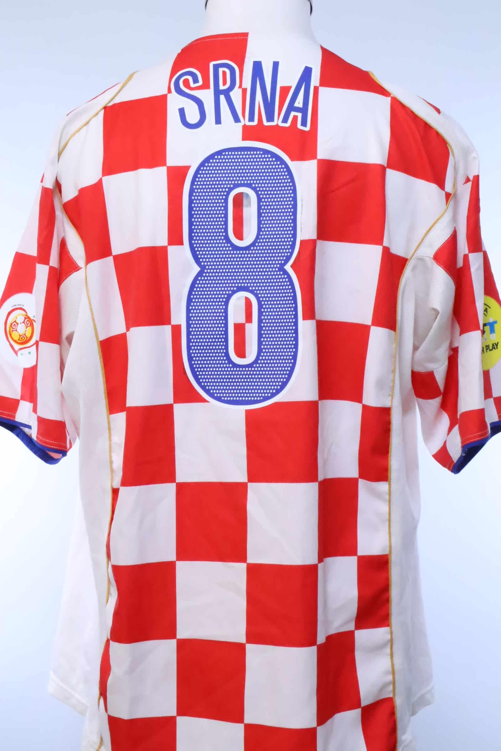 Croatia 2004/06 Srna #8 Home Shirt - XL Authenic Original Football Shirt