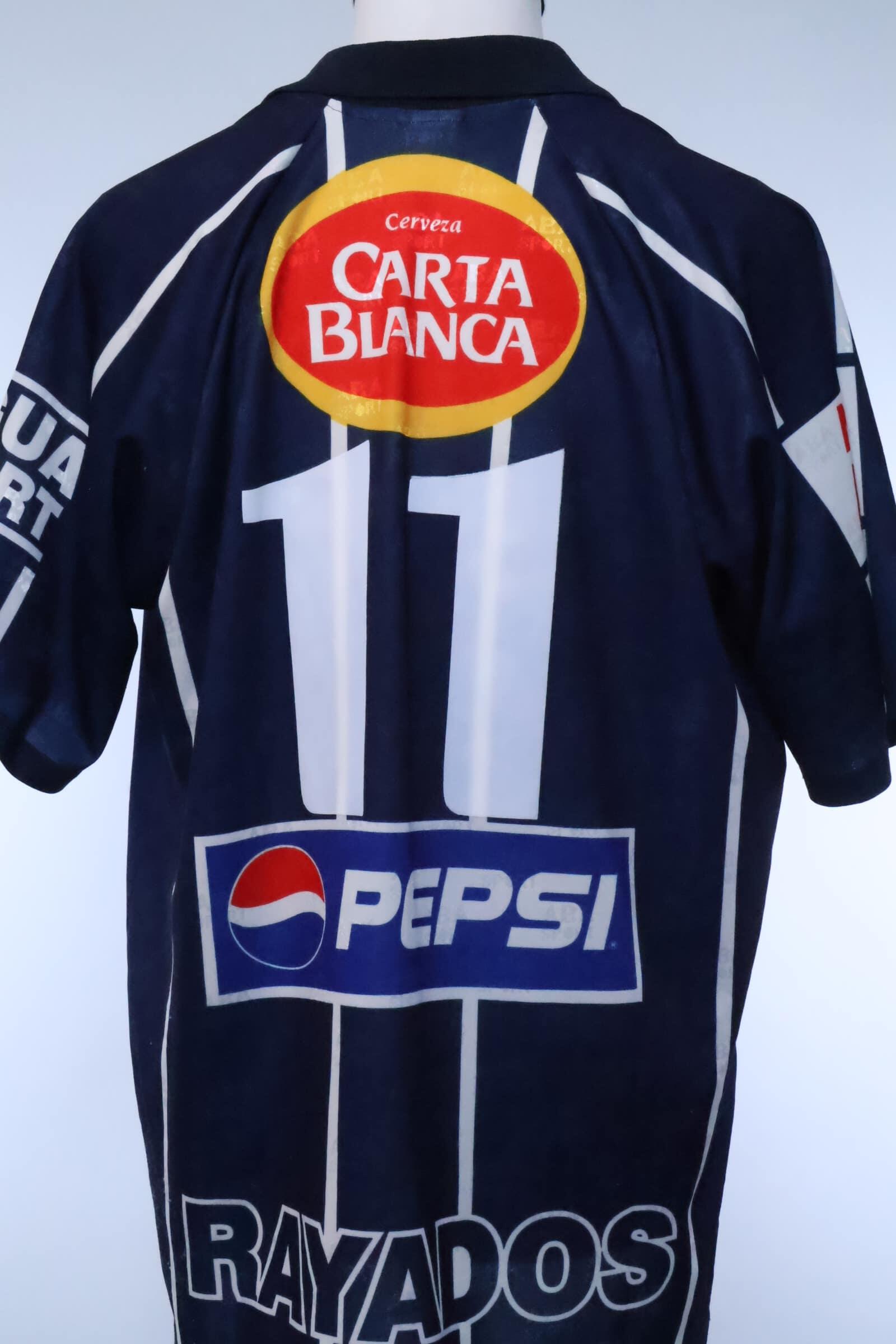 C.F. Monterrey 1997/99 #11 Match Issue Copa Libertadores - L Authenic Original Football Shirt
