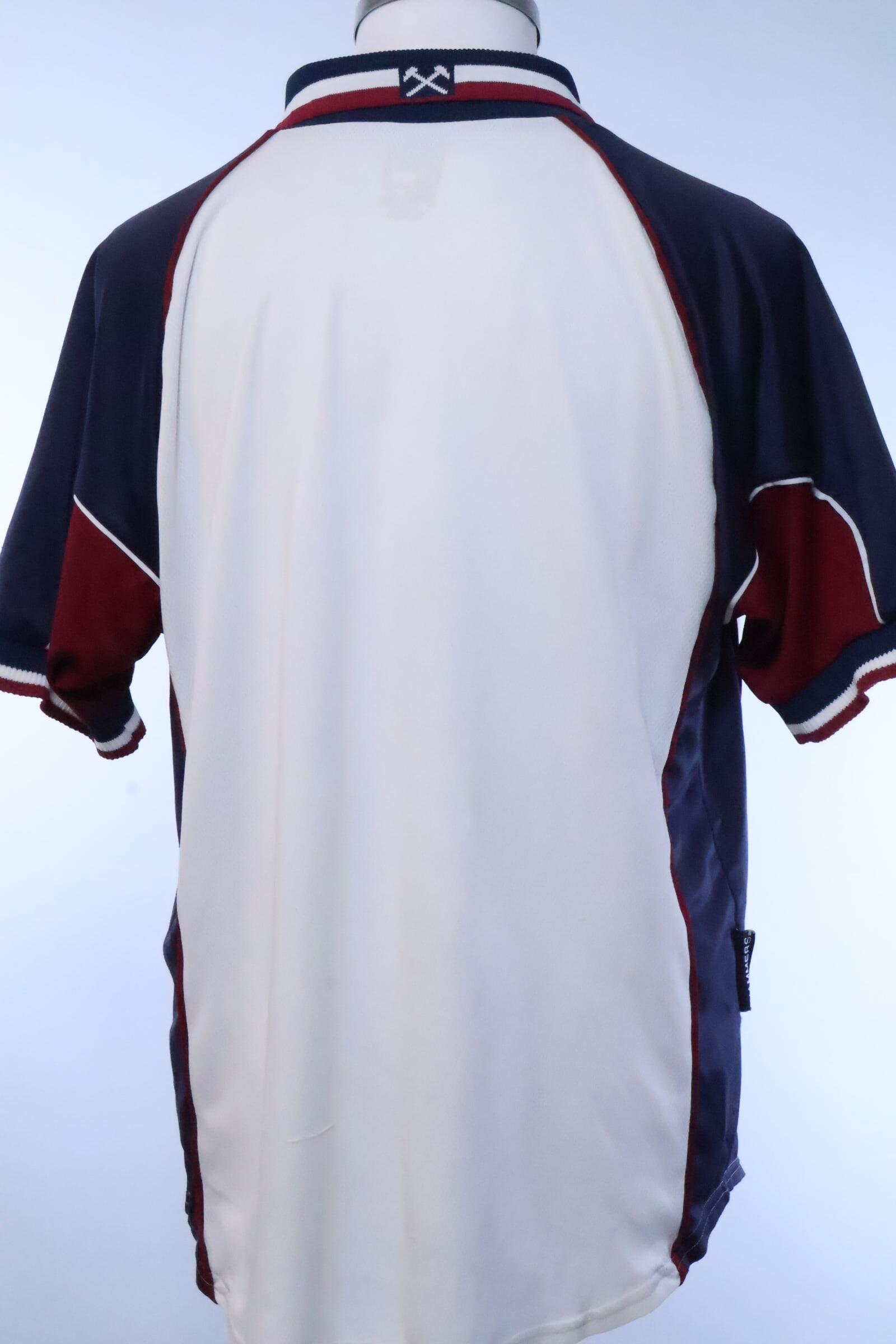 West Ham United 1999/01 Away Shirt - L Authenic Original Football Shirt
