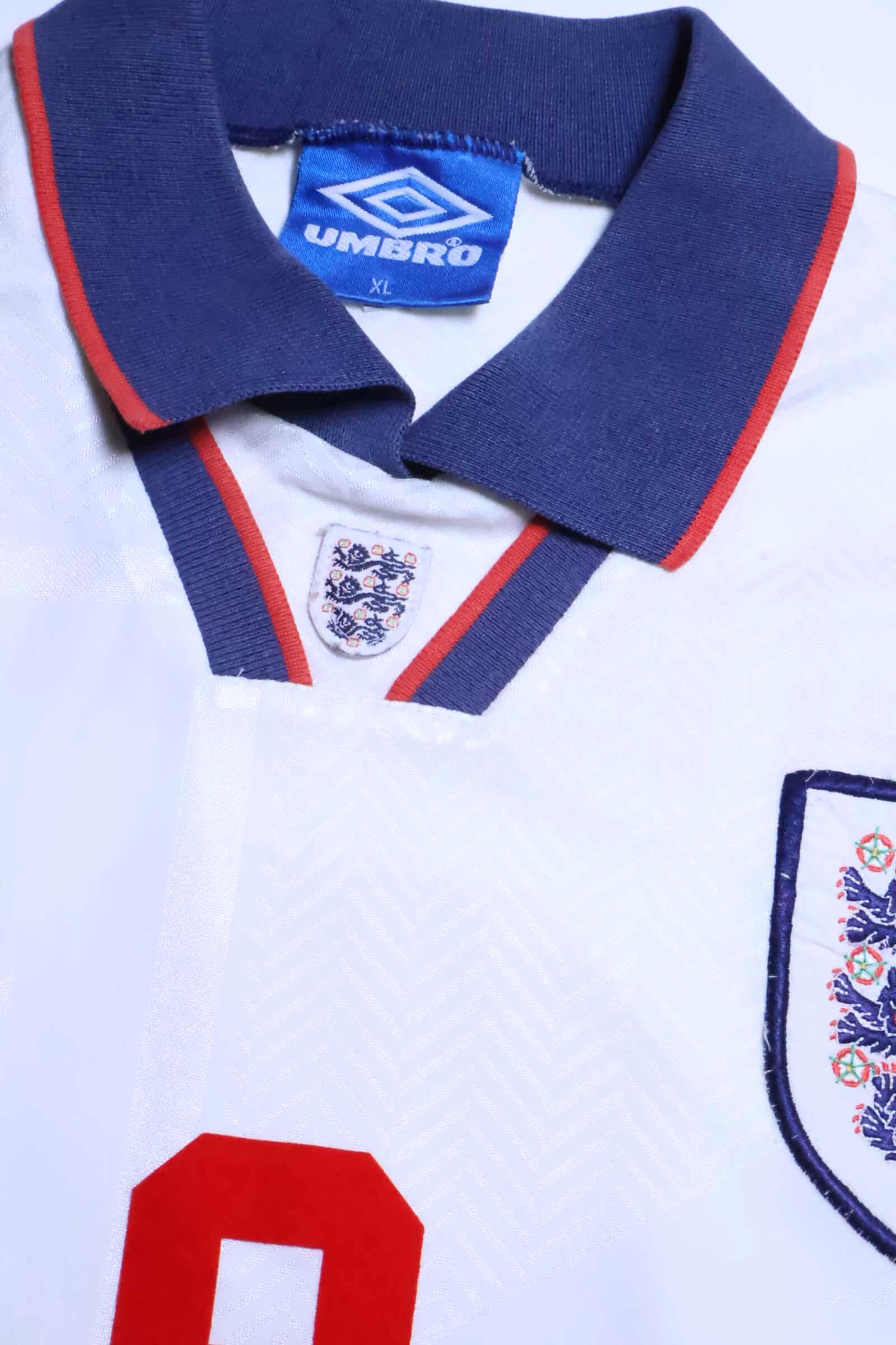 England 1993/95 Shearer #9 Home Shirt - XL Authenic Original Football Shirt