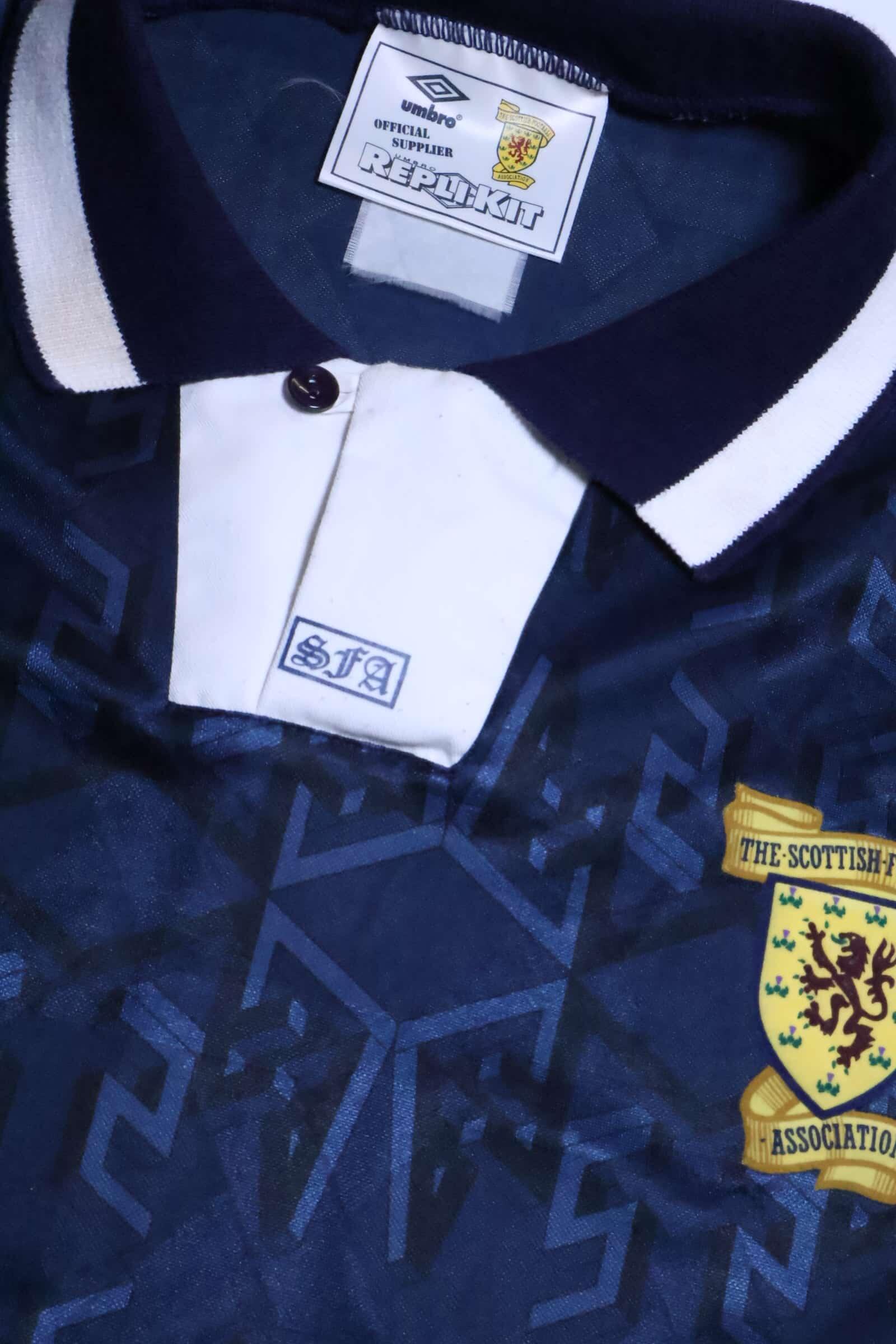 Scotland 1991/94 Home Shirt - XL Authenic Original Football Shirt