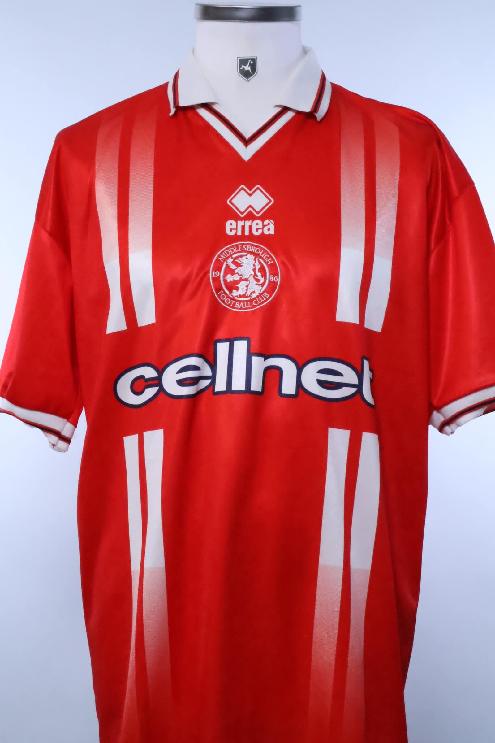 Middlesbrough 1998/99 Home Shirt - LAuthentic Original Football Shirt