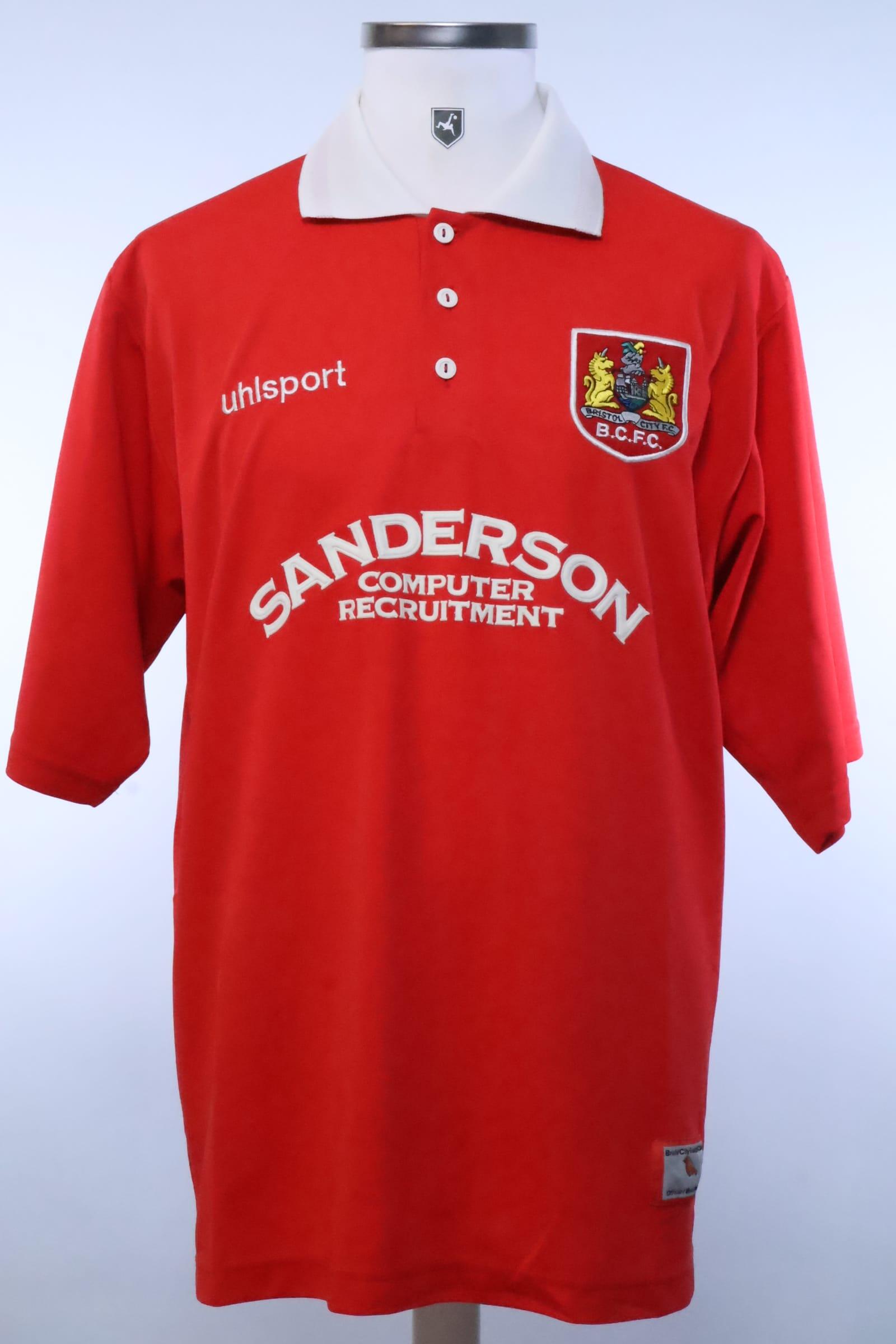 Bristol City F.C 1998/99 Home Shirt - LAuthentic Original Football Shirt