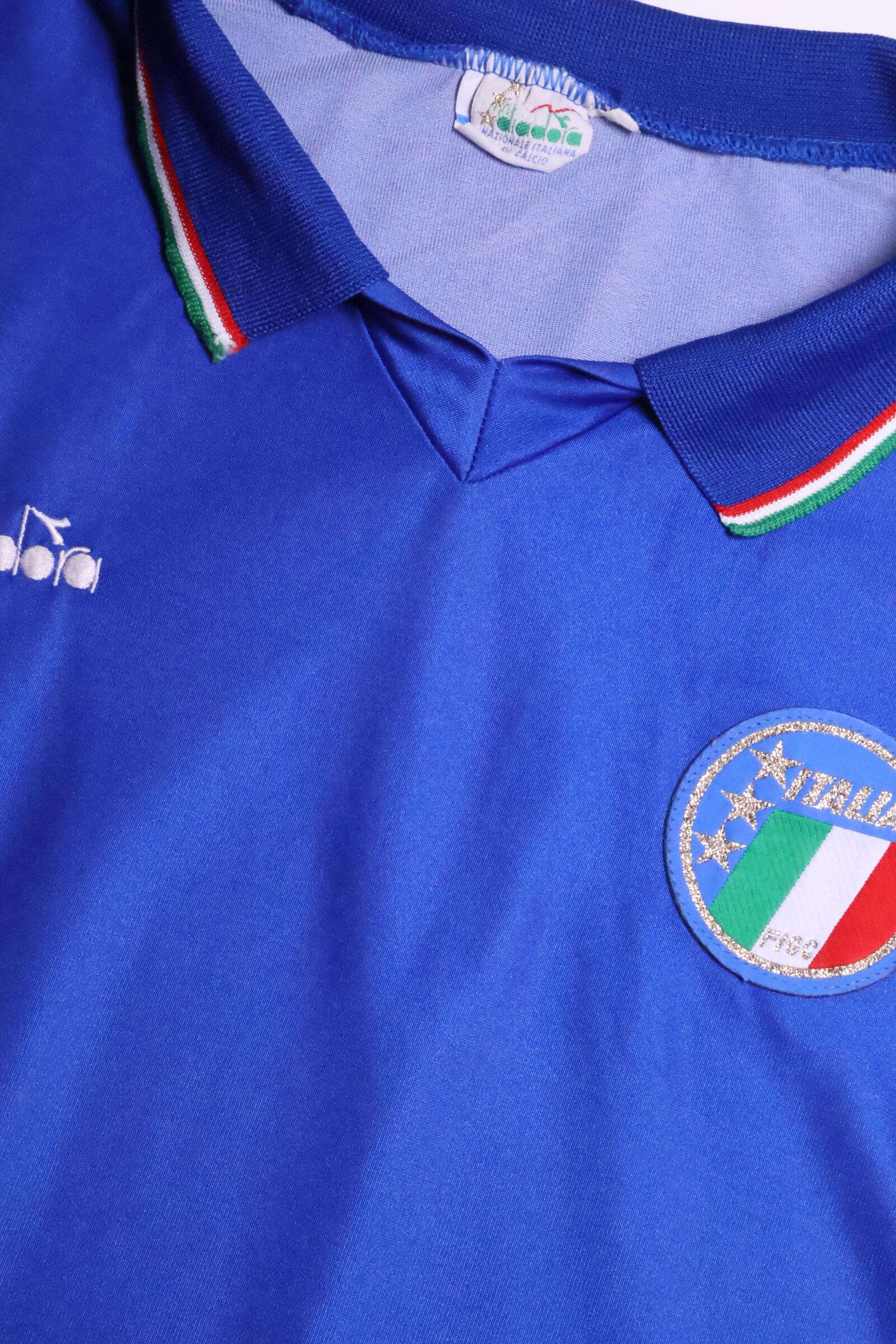 Italy 1986/90 Home Shirt - M Authenic Original Football Shirt