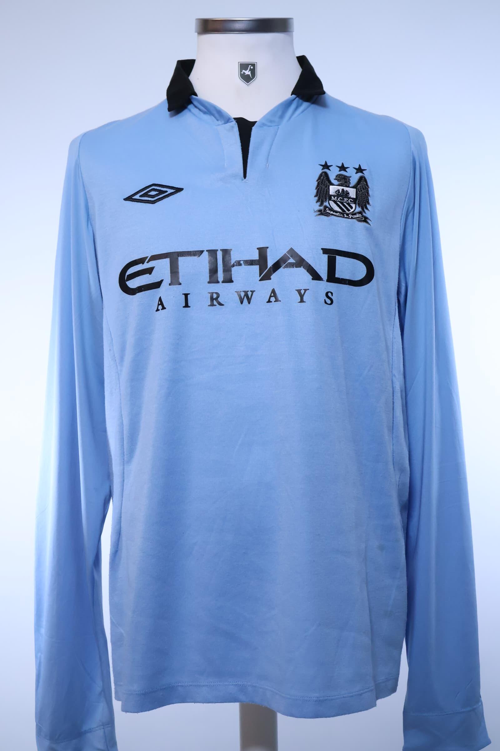Manchester City 2012/13 Tevez #32 Home Shirt - L Authenic Original Football Shirt
