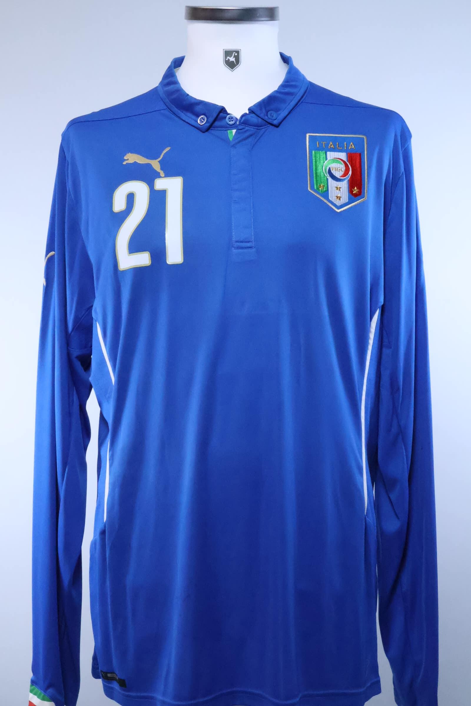 Italy 2016/17 Pirlo #21 Home Shirt - XL- FRONT