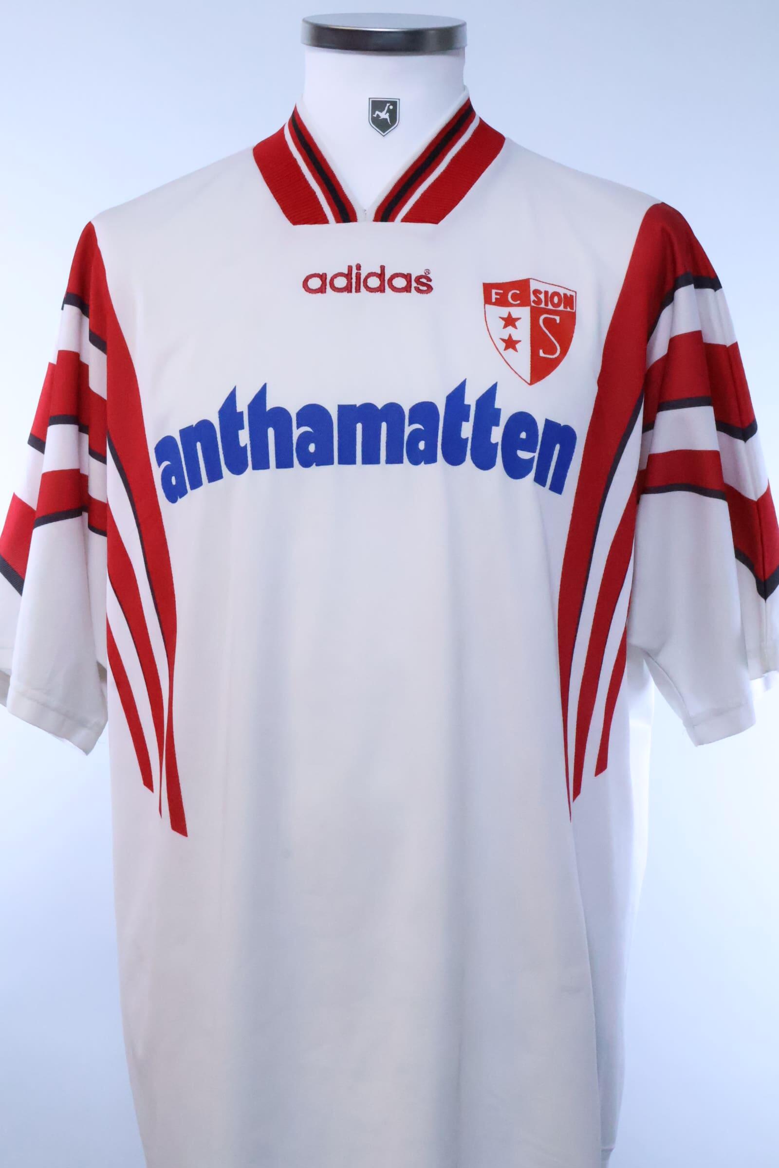 Fc Sion 1996/97 #9 Home Shirt - XL- FRONT