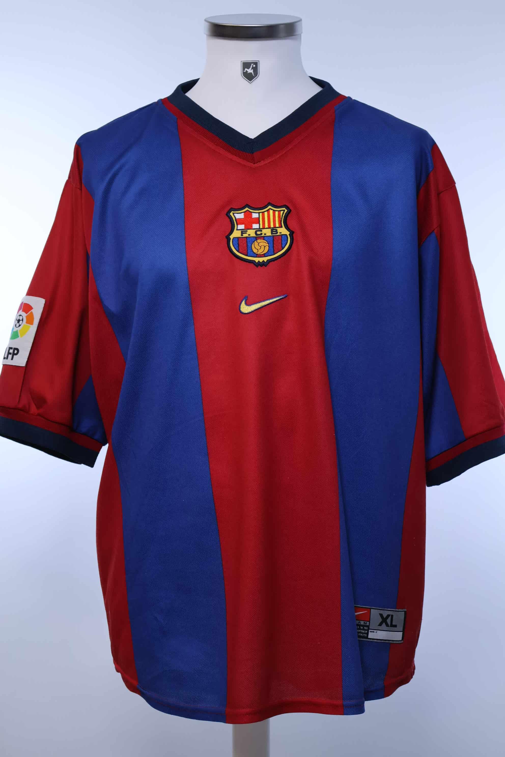 Barcelona 1998/99 Home Shirt - XL- FRONT