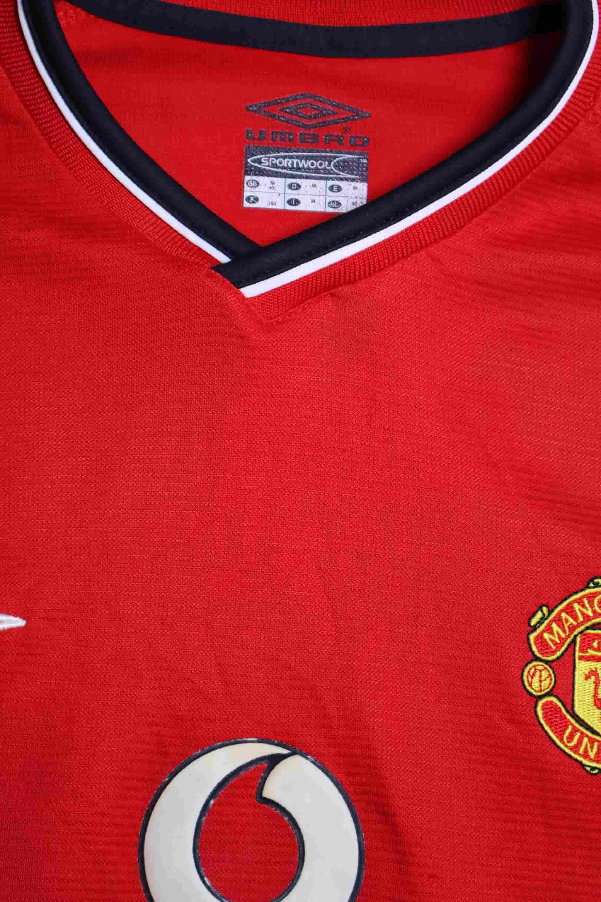 Manchester United 2000/02 Home Shirt - M- TAGS