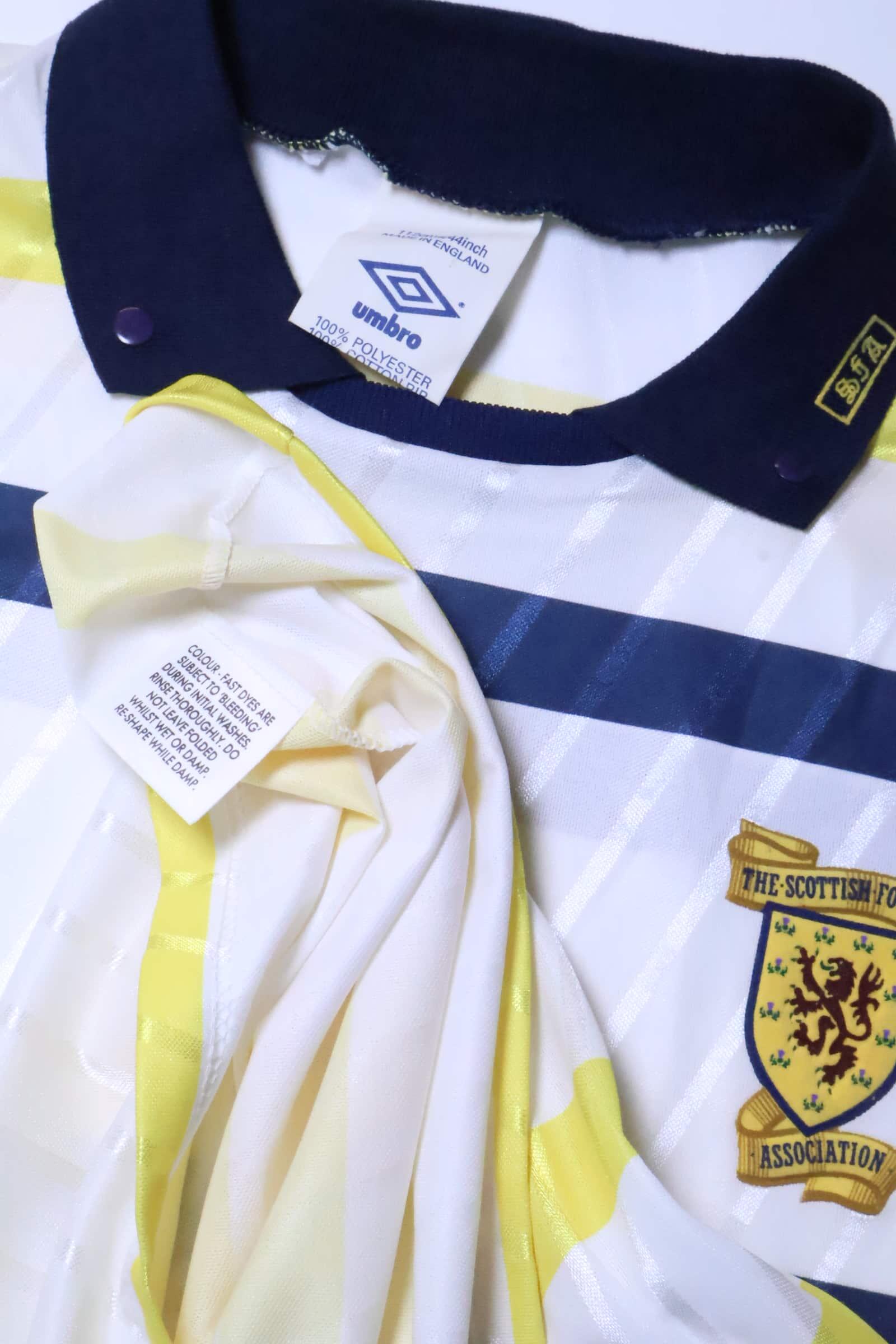 Scotland 1988/91 Away Shirt - XL Authenic Original Football Shirt