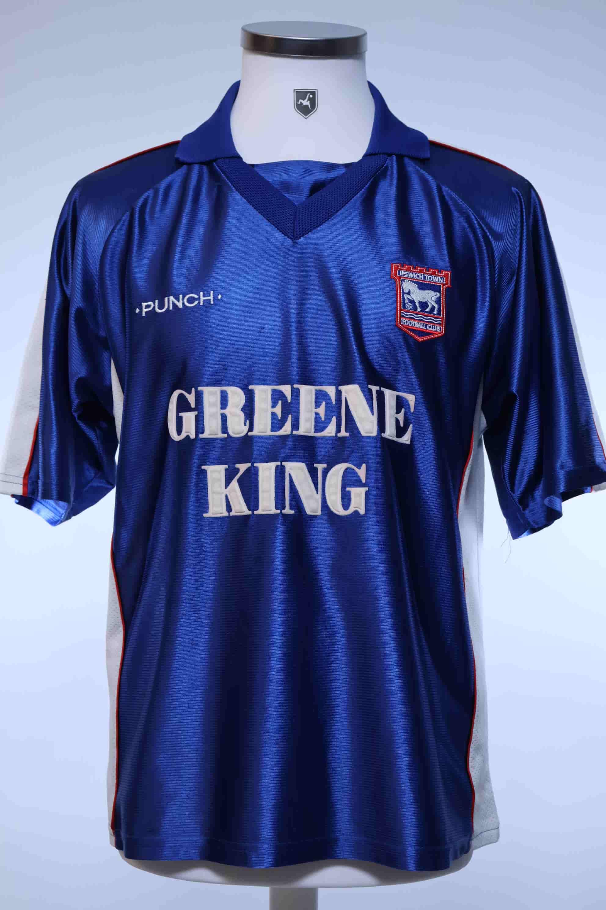 Ipswich Town 1999/01 Home Shirt - M- FRONT
