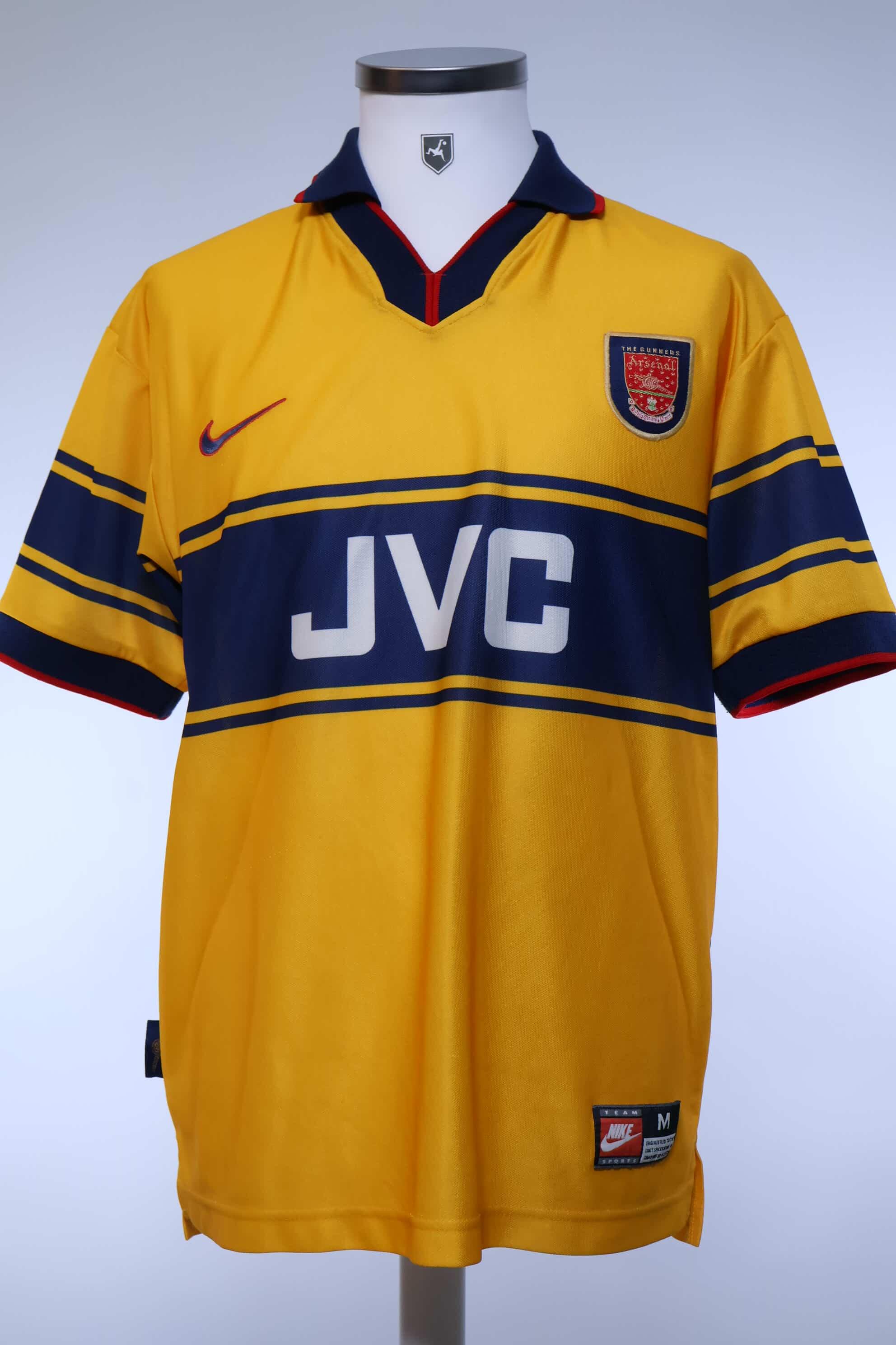 Arsenal Anelka #9 1997/99 Away Shirt - M- BACK