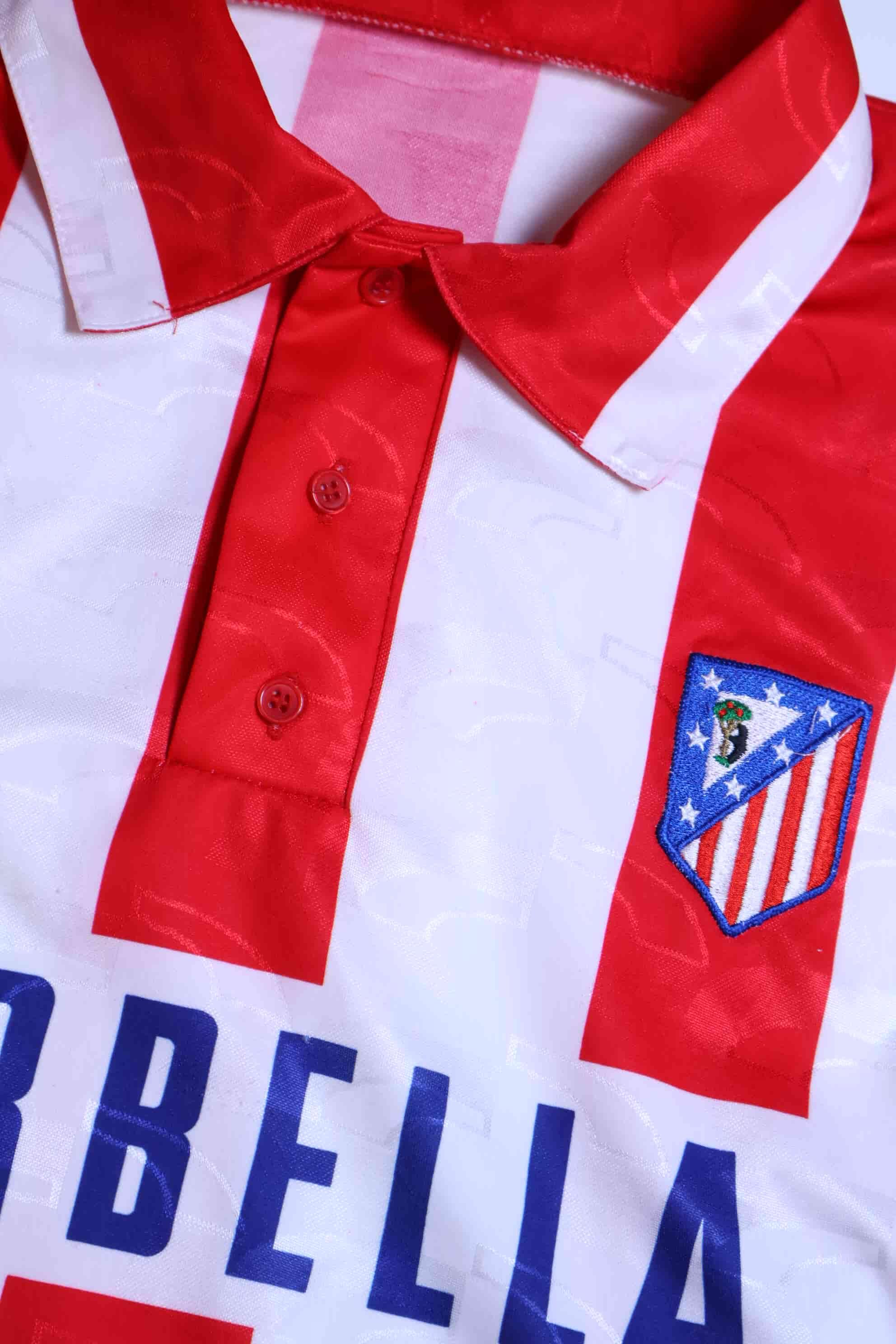 Atlético De Madrid 1997/98 Home Shirt - L- TAGS