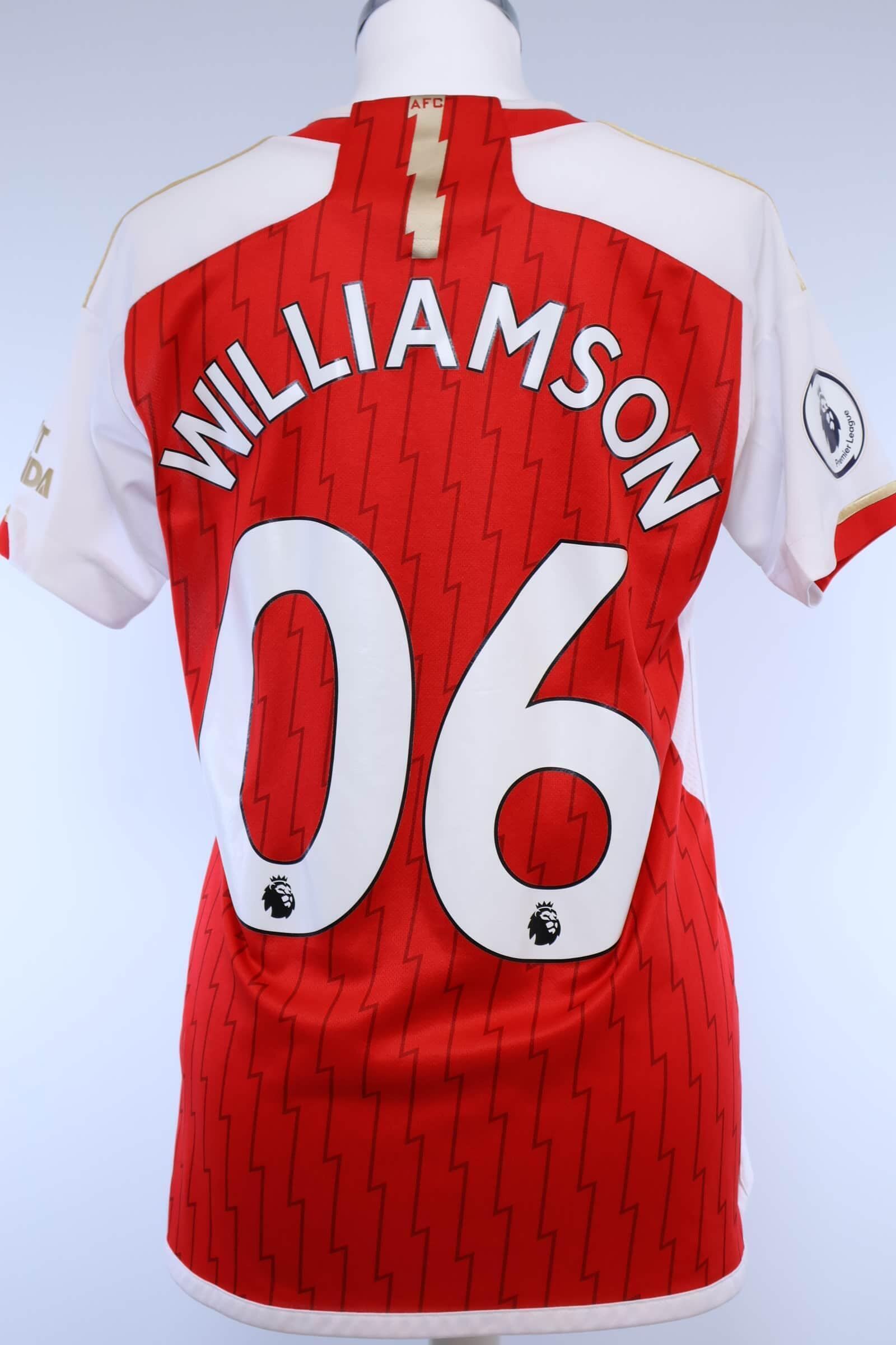 Arsenal 2023/24 Williamson #6 Home Shirt - M (Womens)Authentic Original Football Shirt