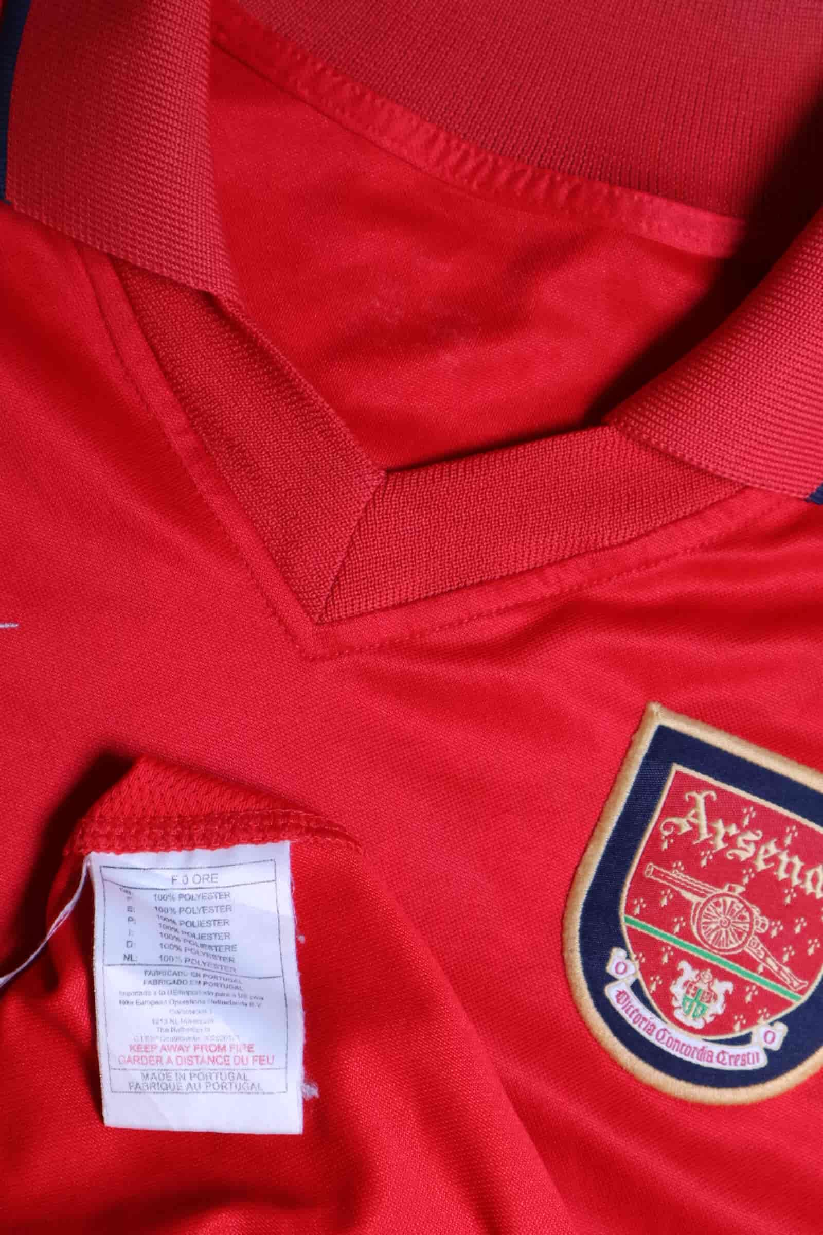 Arsenal 2000/02 Home Shirt - M- TAGS