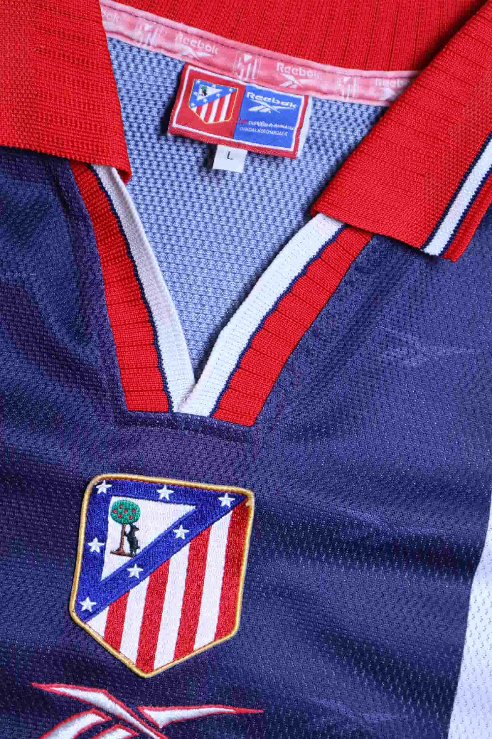Atlético De Madrid 1998/99 Away Shirt - L- TAGS