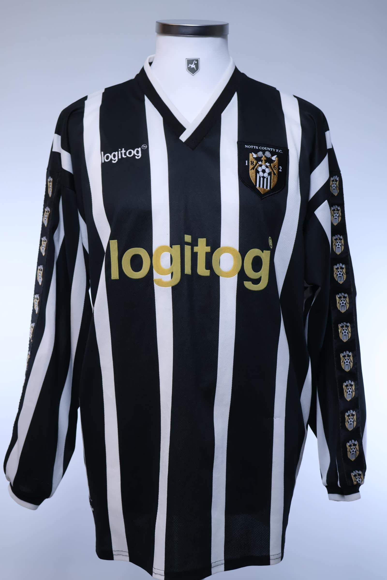 Notts County 2001/02 Home Shirt - L- FRONT