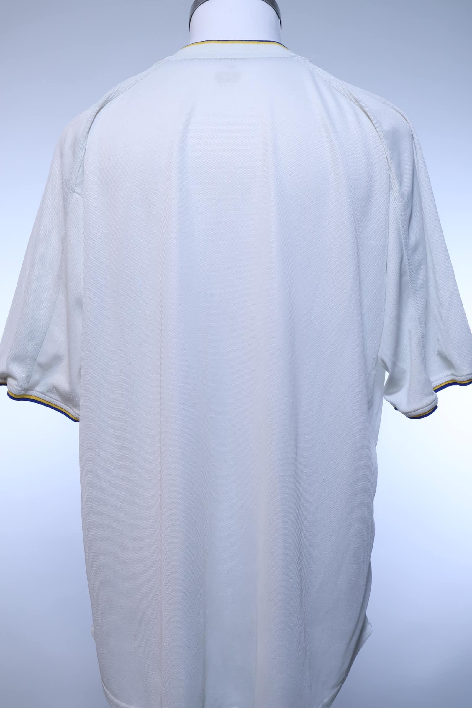 Leeds United 2000/01 Home Shirt - L- BACK
