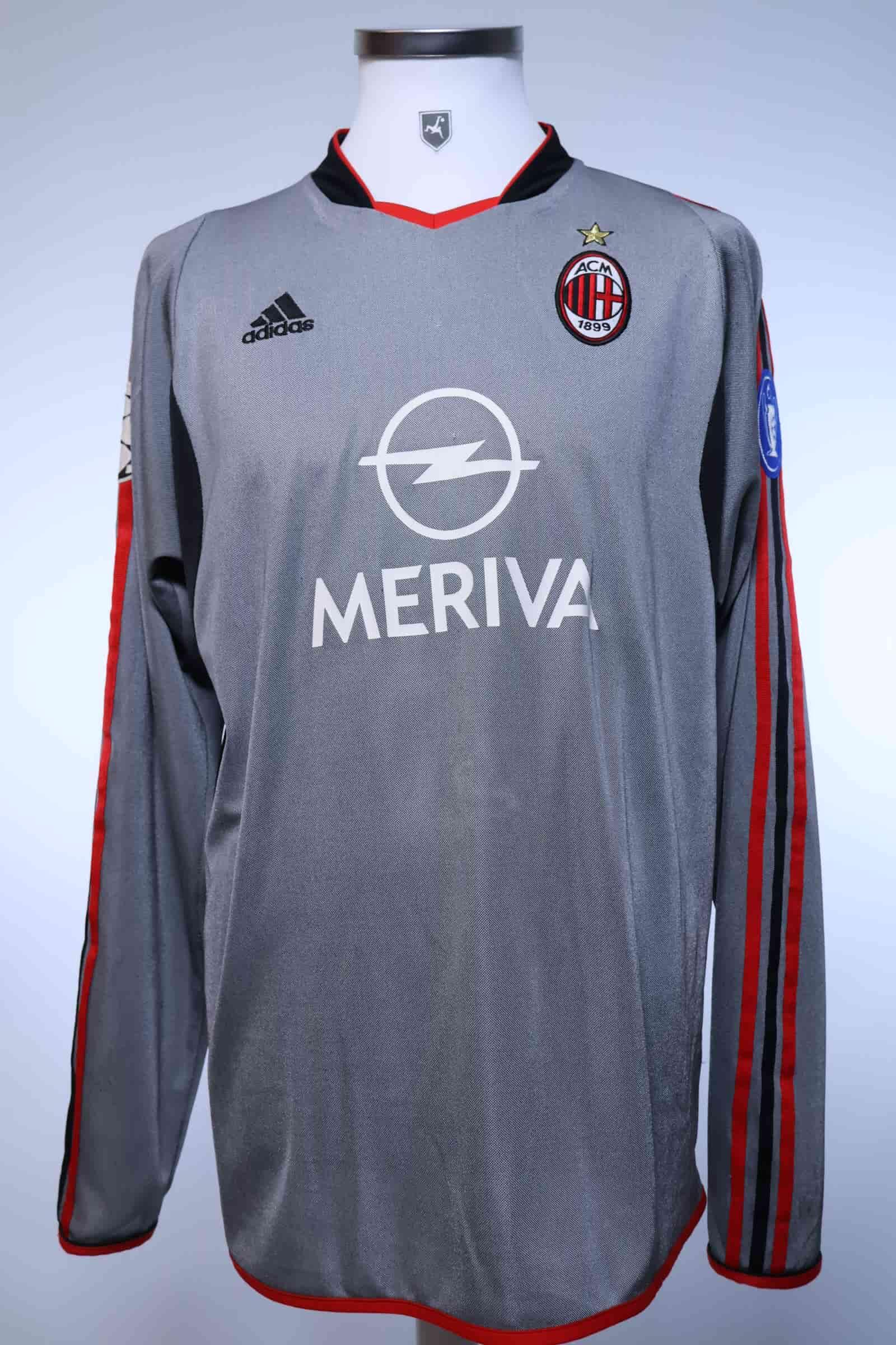 Ac Milan Gattuso #8 2003/04 Third Shirt - Long Sleeve - L- BACK