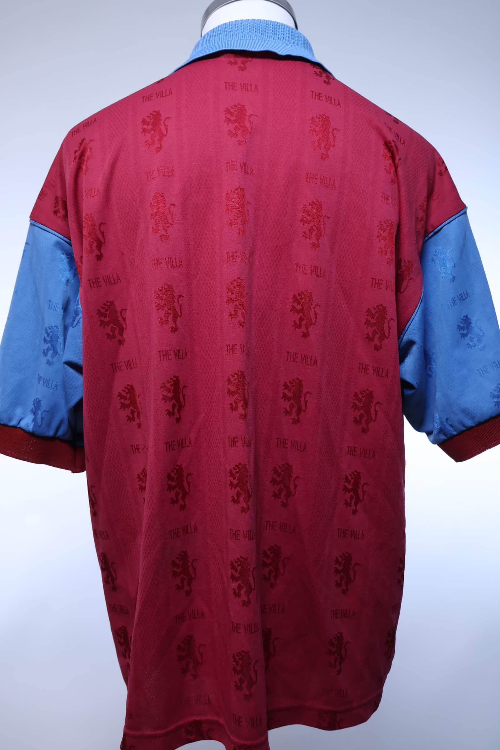 Aston Villa 1995/96 Full Kit - XL- BACK