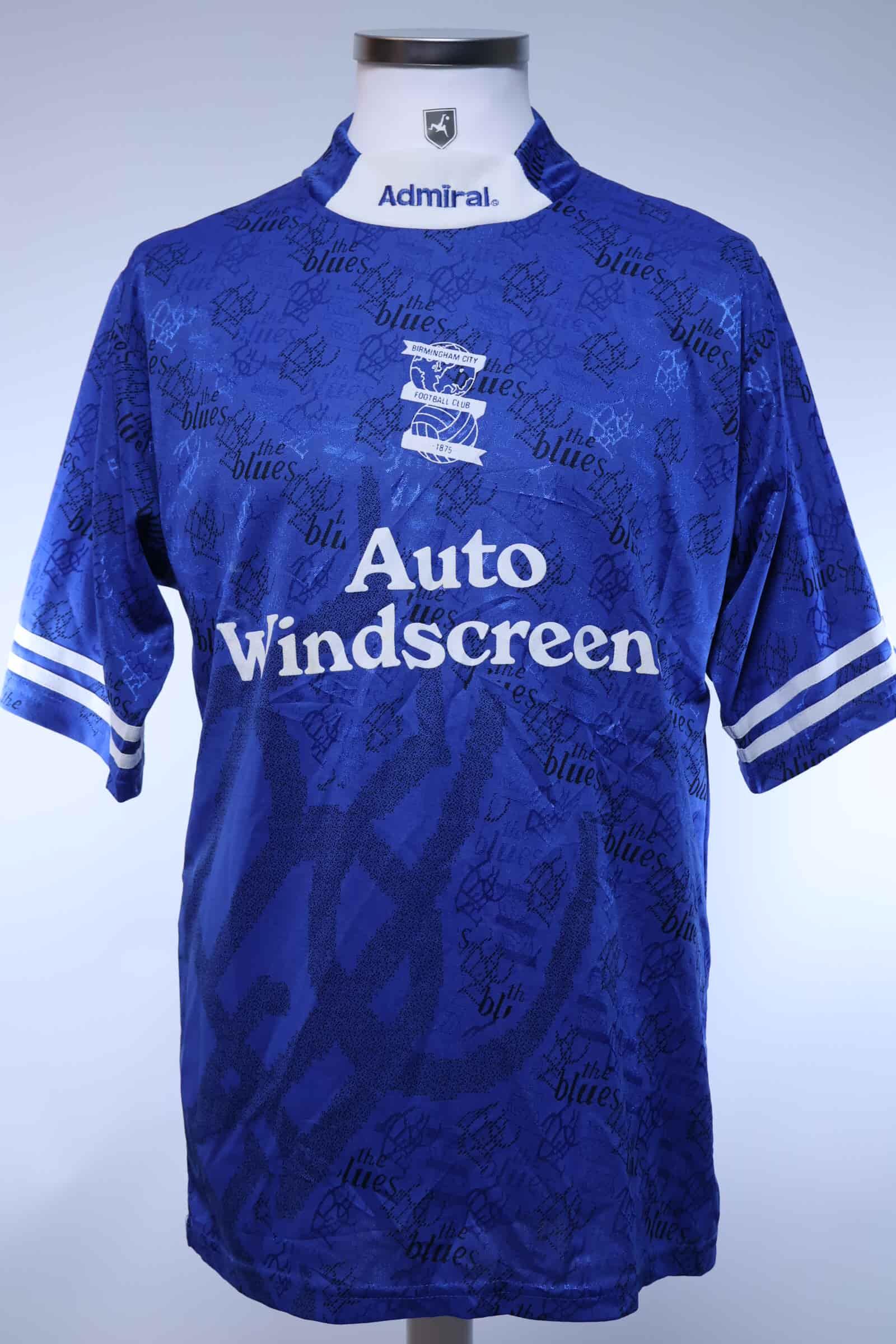 Birmingham City 1995/96 Home Shirt - M- FRONT