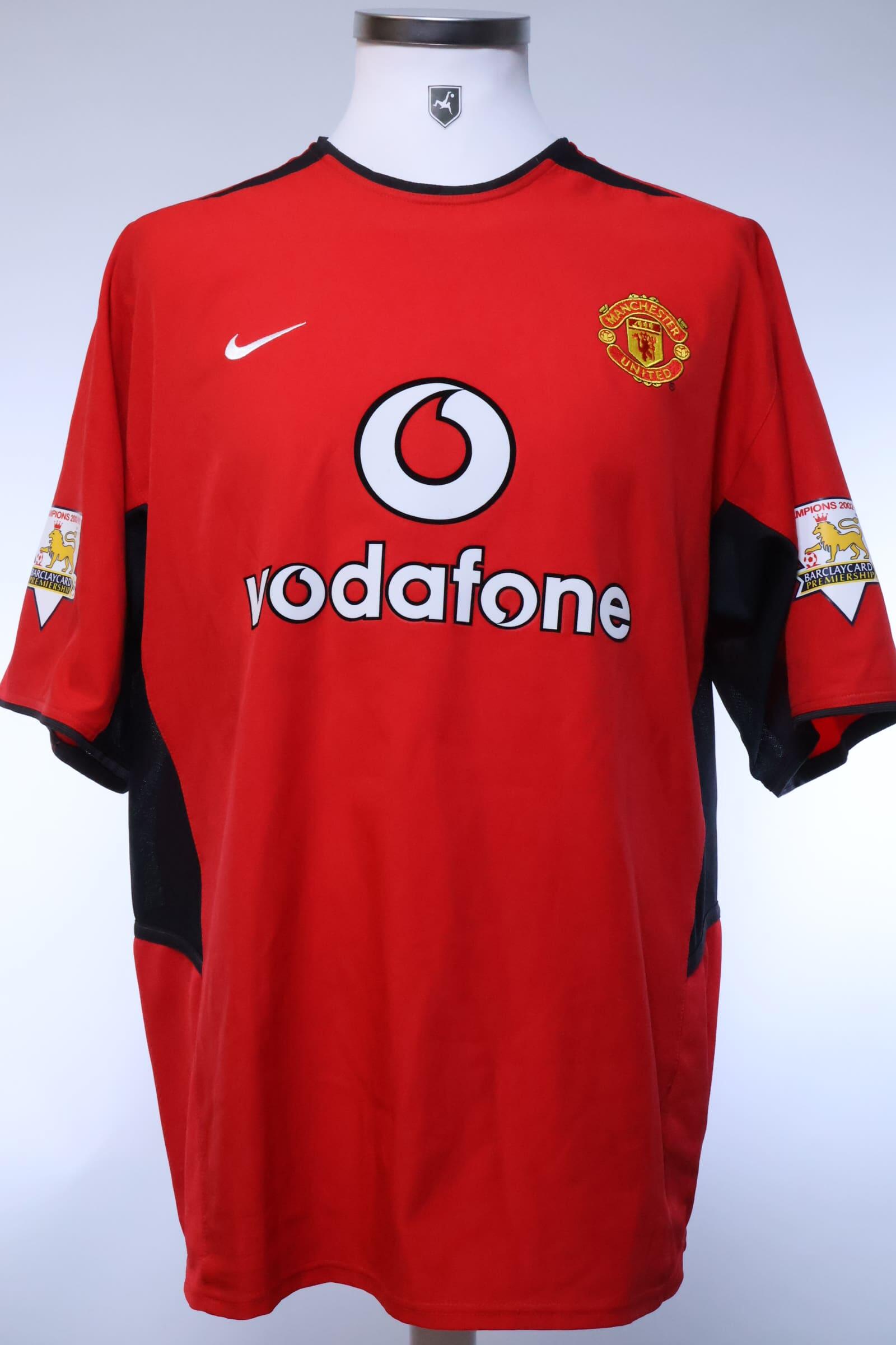 Manchester United Ronaldo #7 2002/04 Home Shirt - XL- BACK