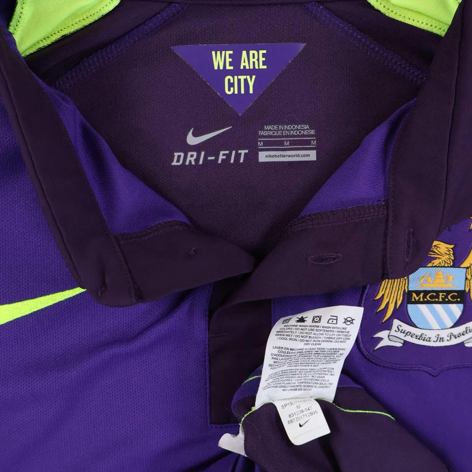 Manchester City Kun Aügero #16 2014/15 Third Shirt - M