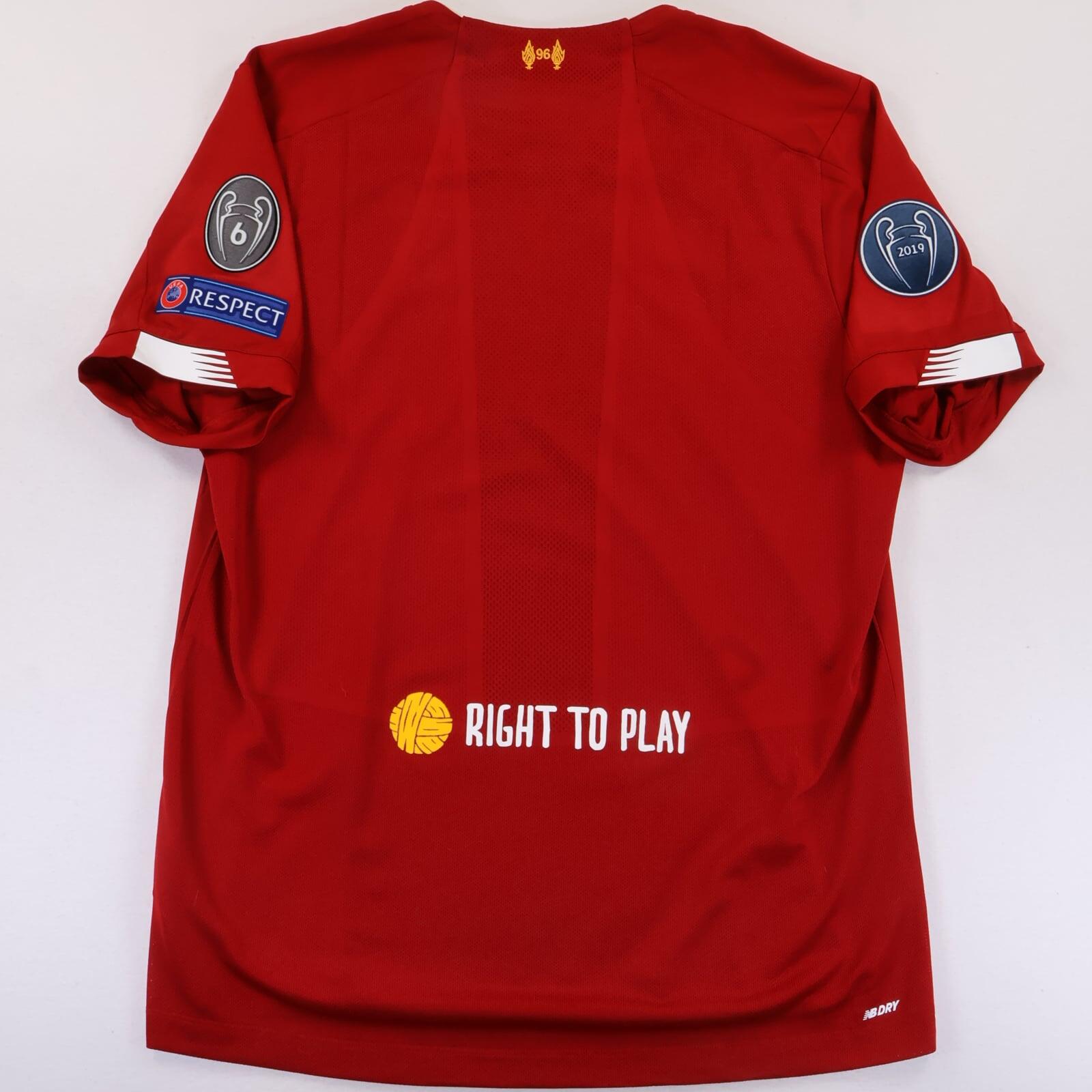 Liverpool F.C 2019/20 Home Shirt - XL- BACK