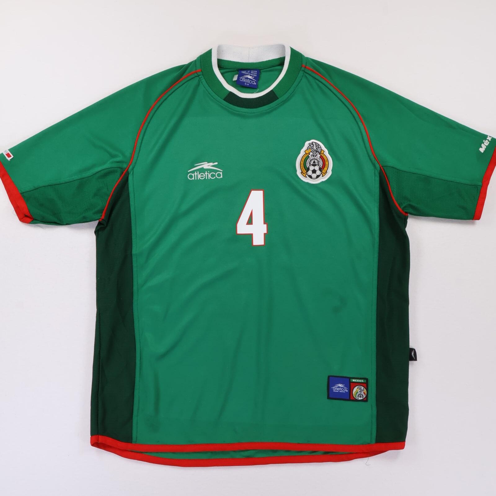 Mexico R. Marquez #4 2002/03 Home Shirt - M- FRONT