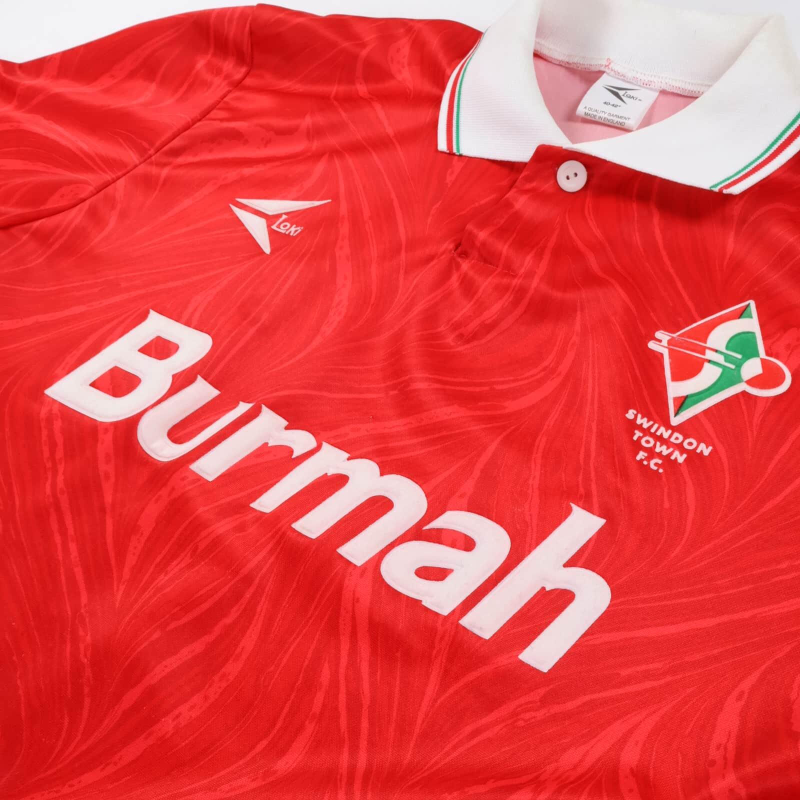 Swindon Town F.C 1993/94 Home Shirt - L- BACK