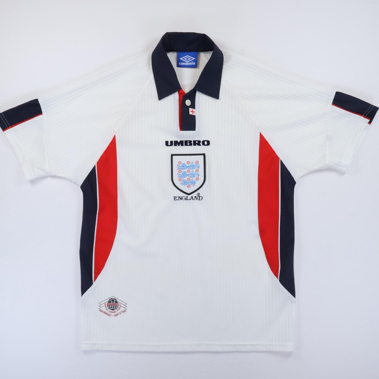 England 1997/99 Home Shirt - L- FRONT