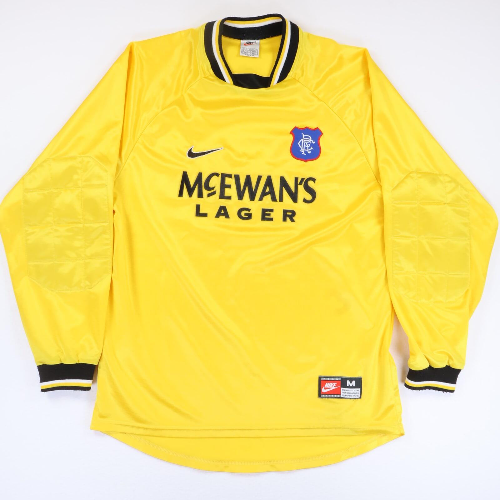 Rangers Fc 1997/99 Goalkeeper Shirt - M- FRONT